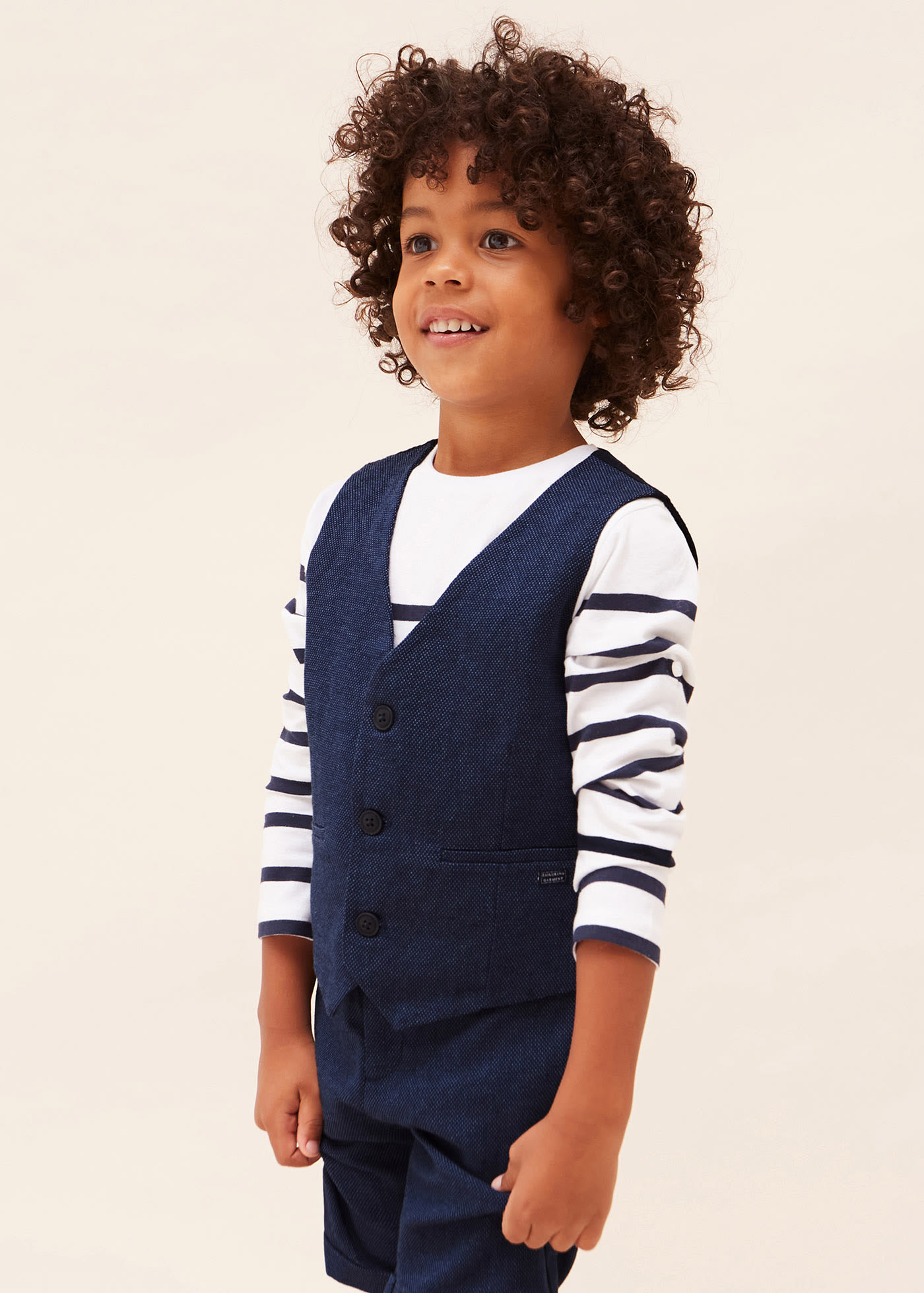 Boys hot sale linen vest