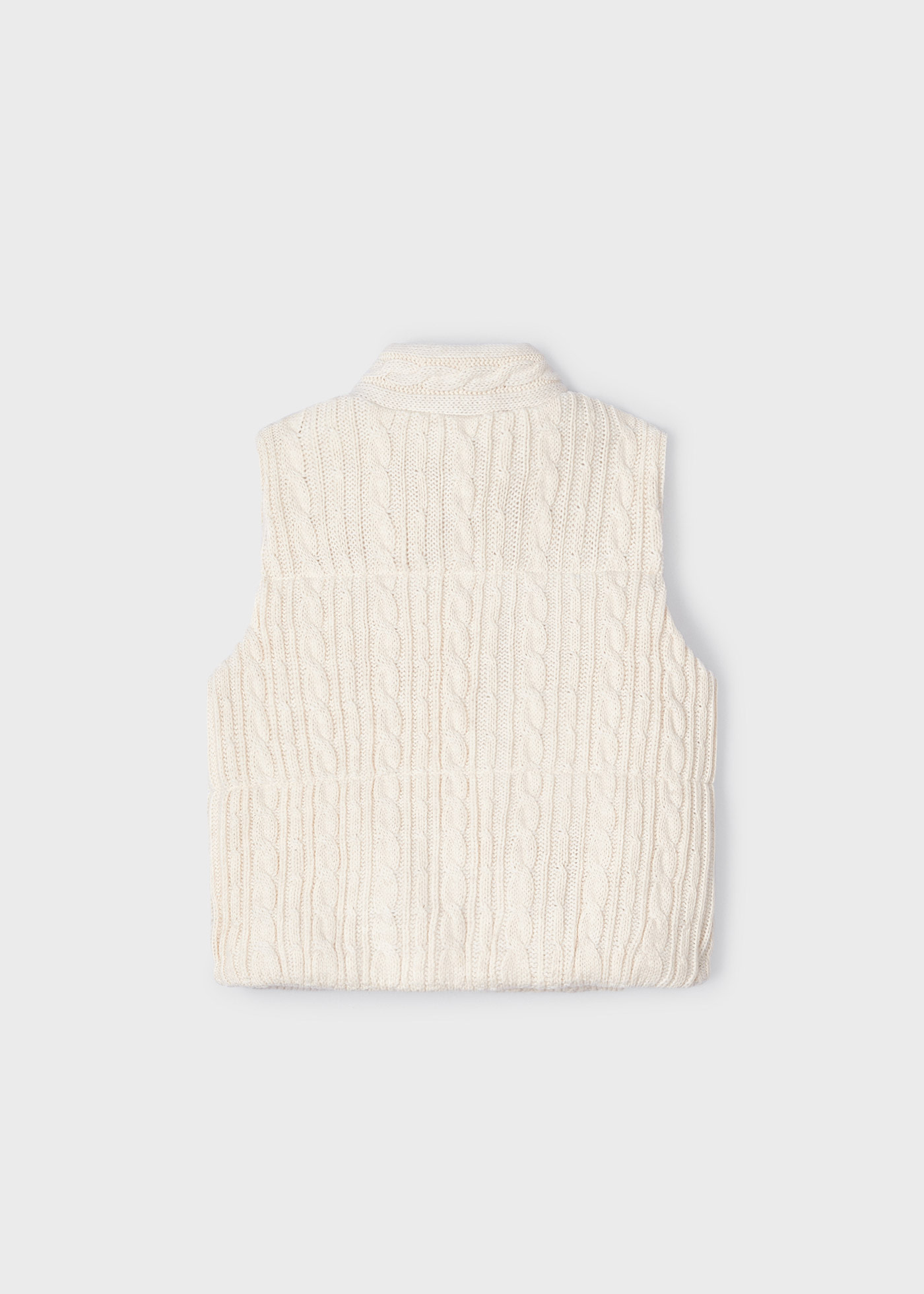 Padded knit vest girl