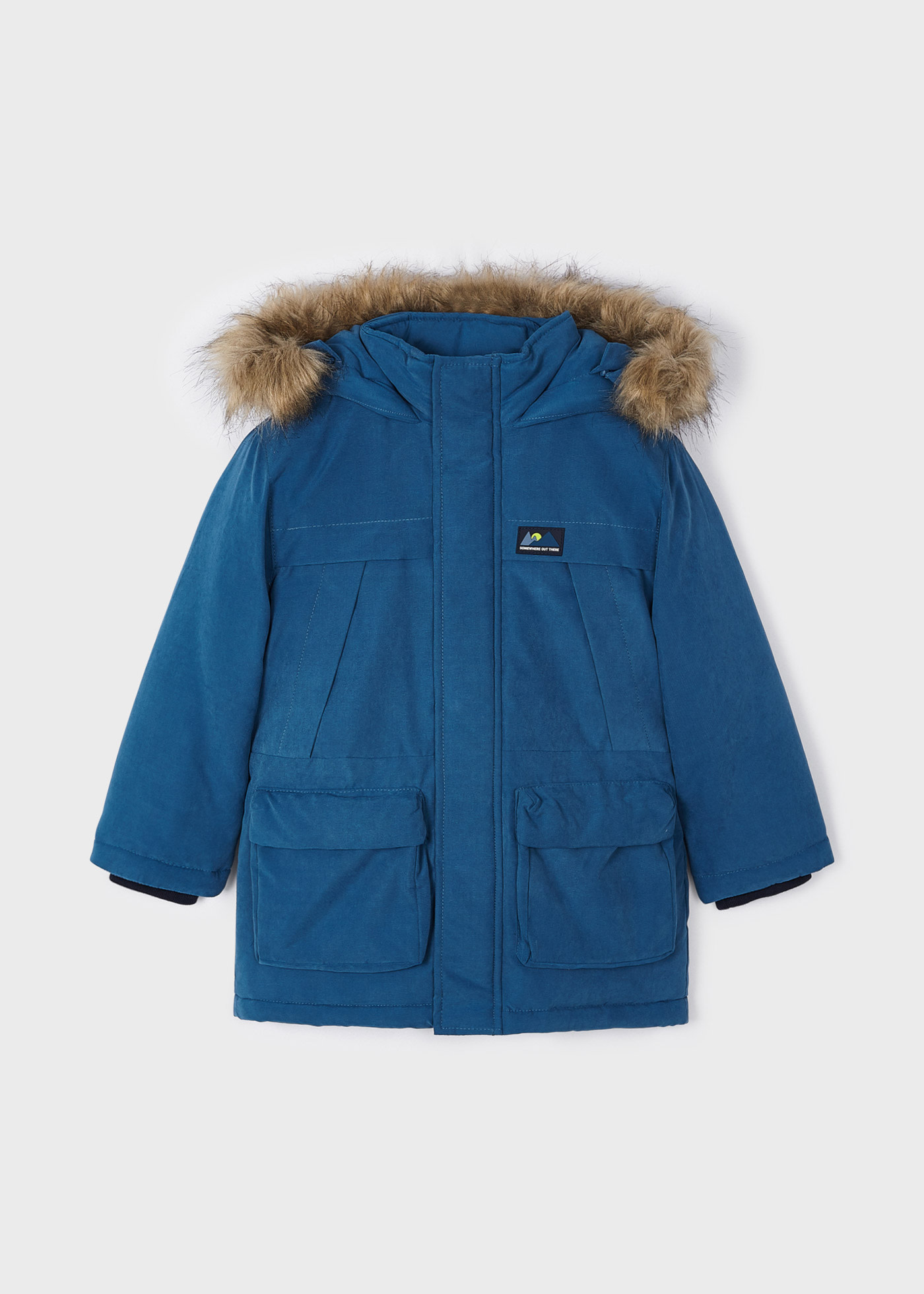 Sherpa lined winter parka boy