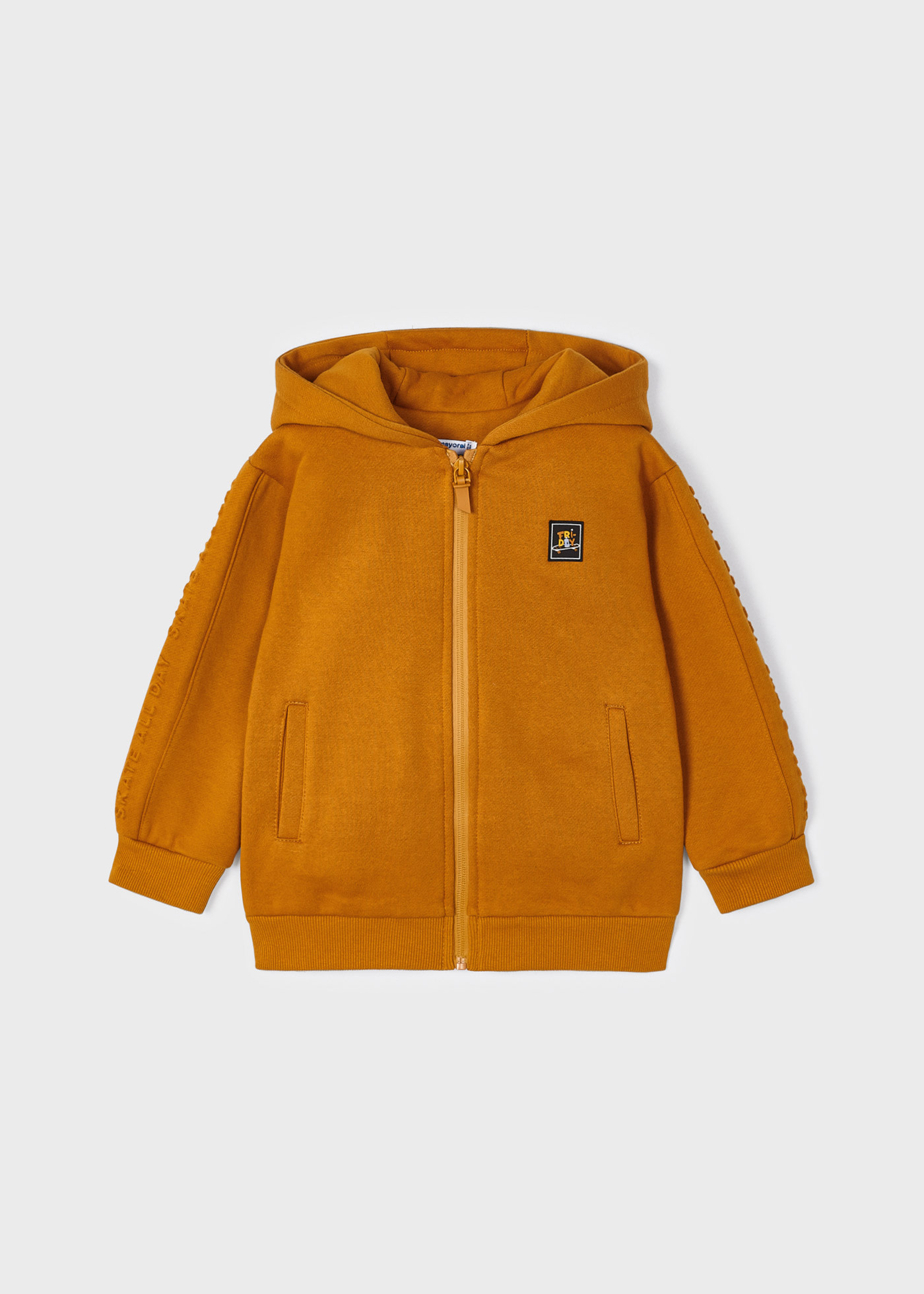 Hoodie embossed sleeves boy