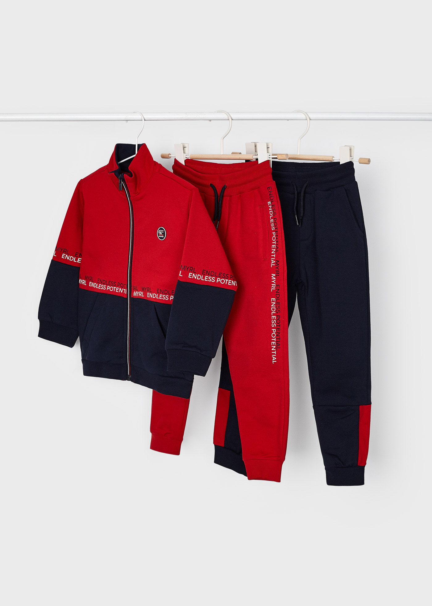 Pants shop rojo niño