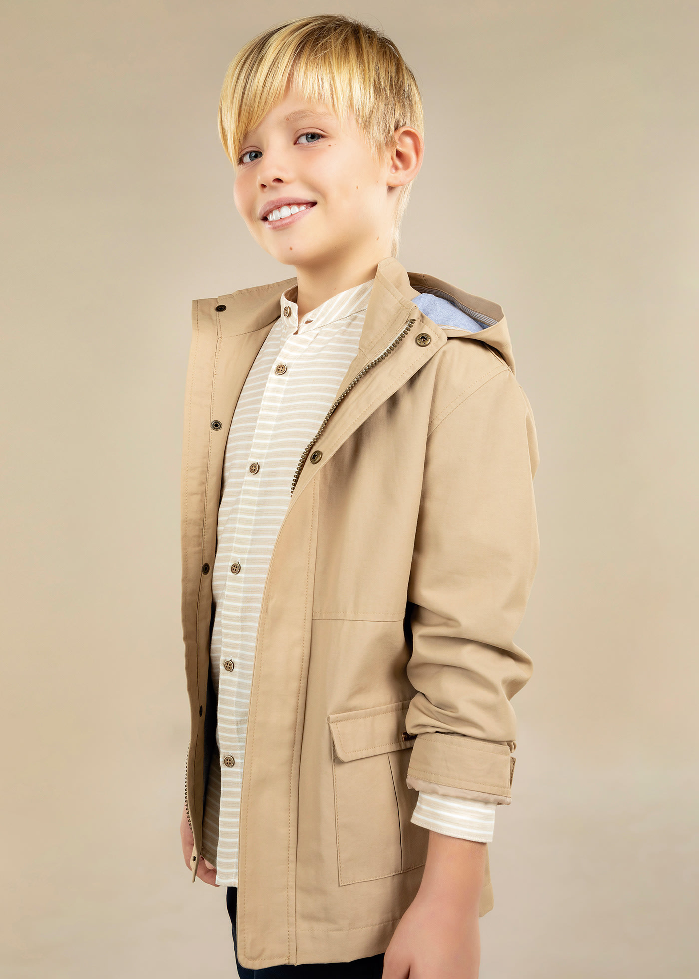 Boys beige sales jacket