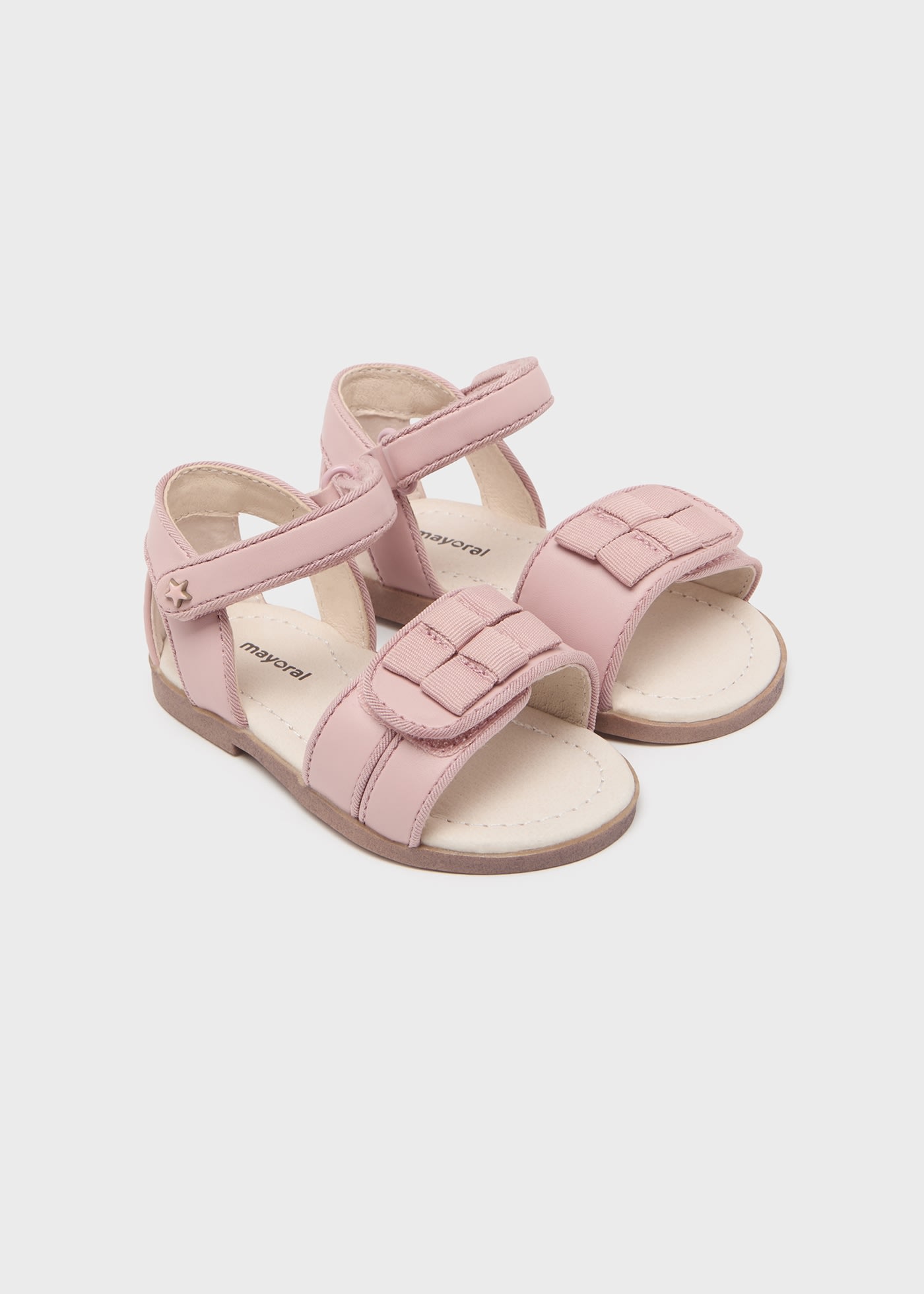 Sandals with sustainable leather lining and insole baby