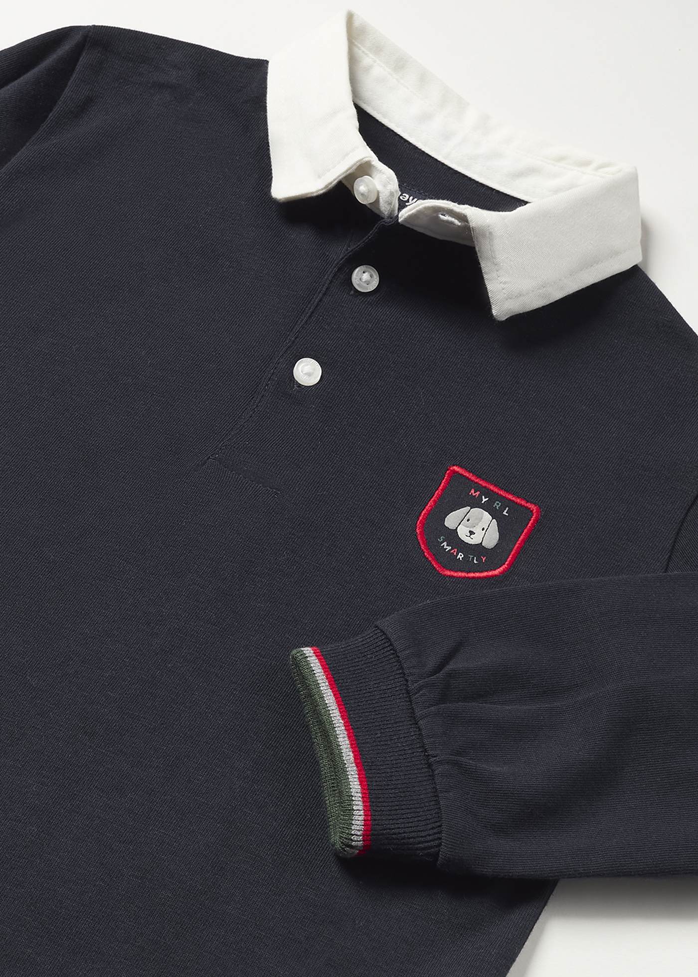 Baby moncler deals long sleeve polo