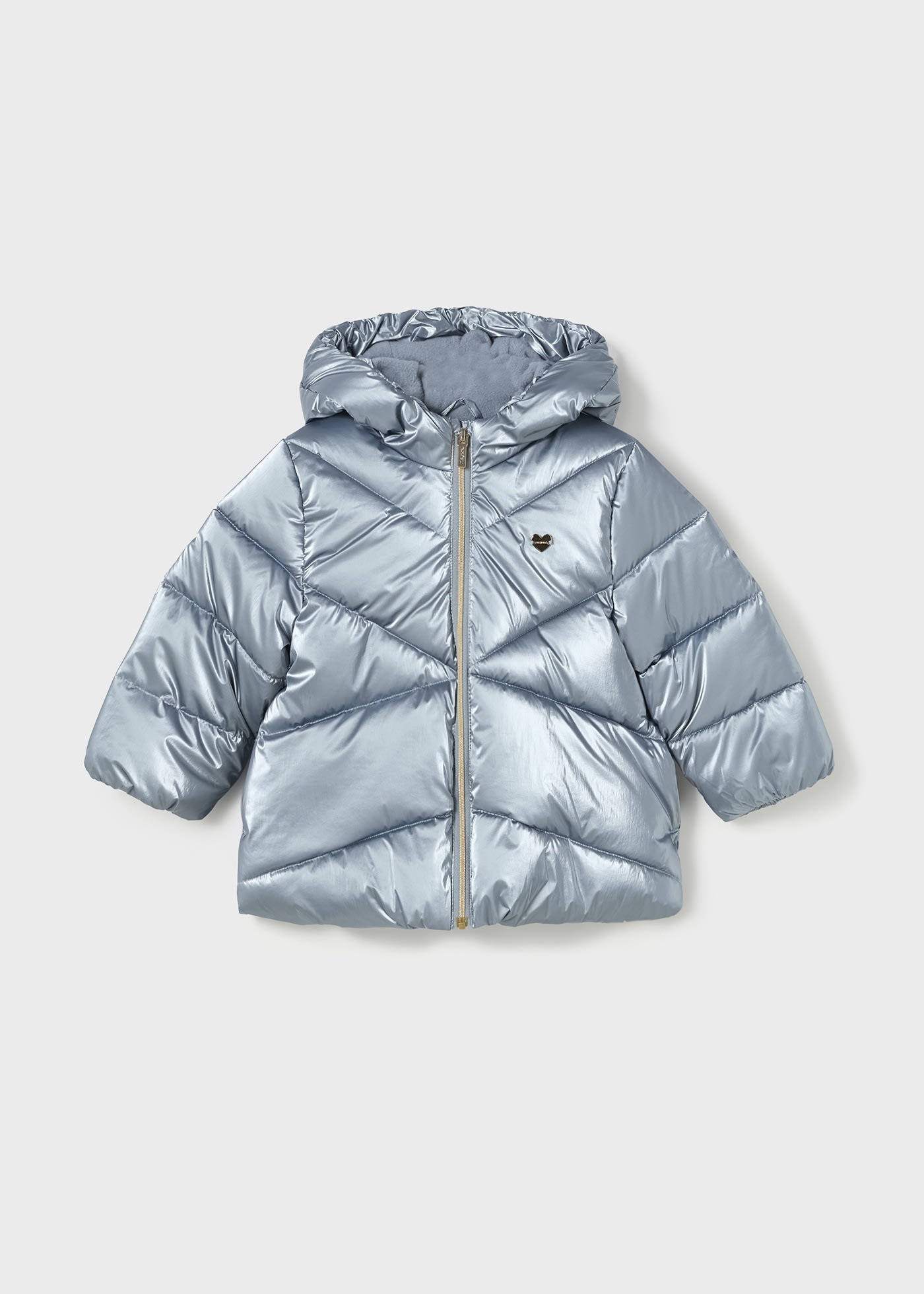 Baby metallic jacket recycled polyester