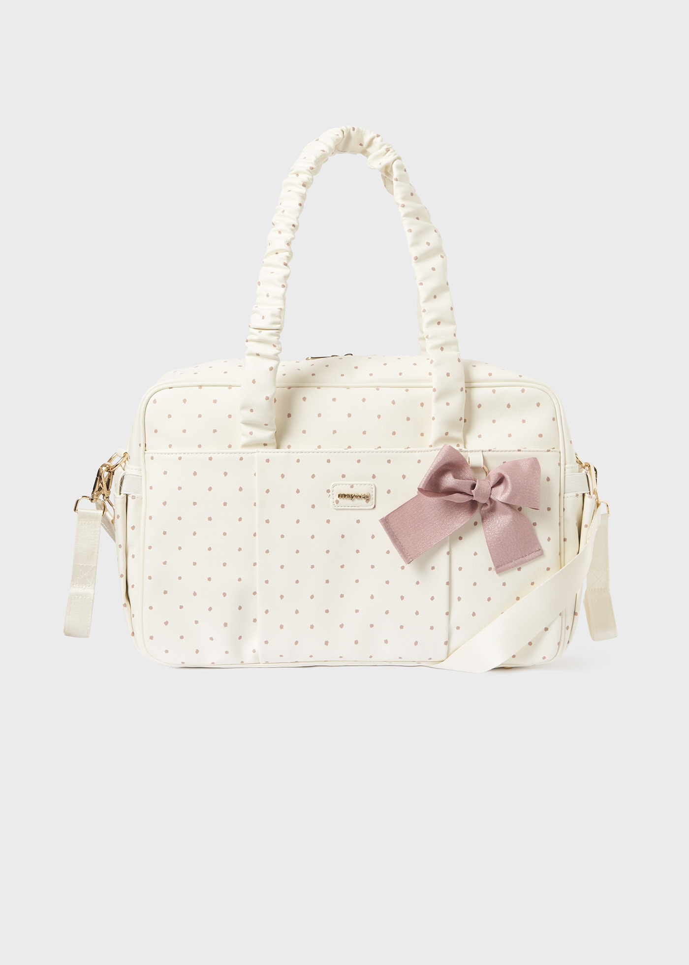 Baby polka dot maternity bag