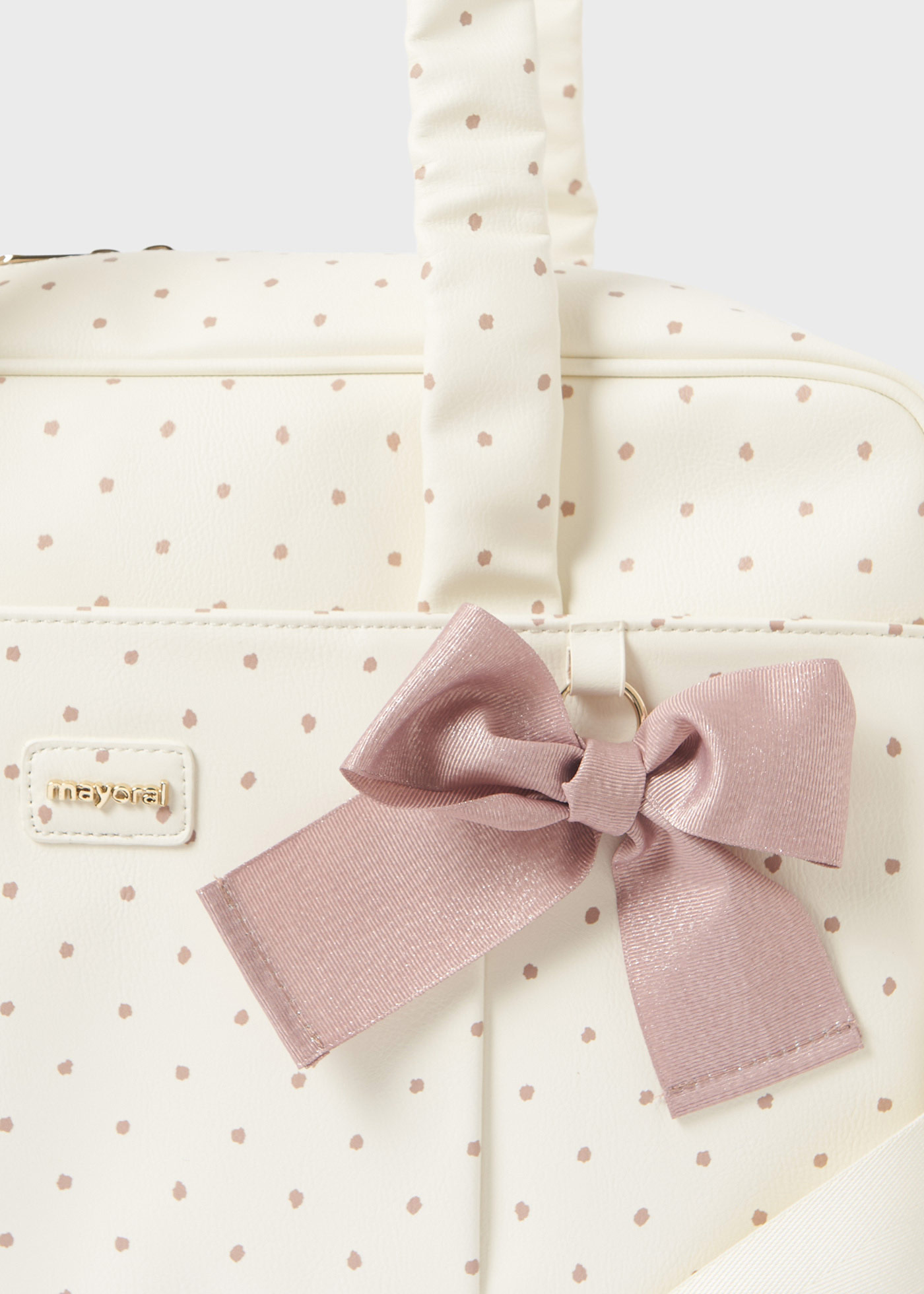 Baby polka dot maternity bag