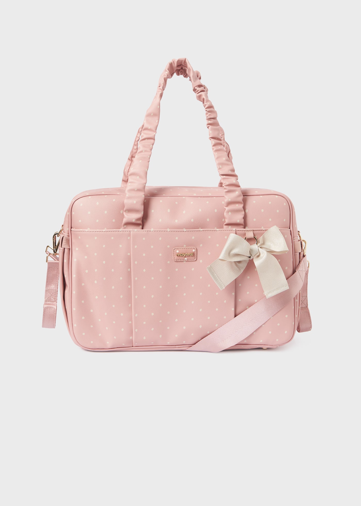 Baby polka dot maternity bag