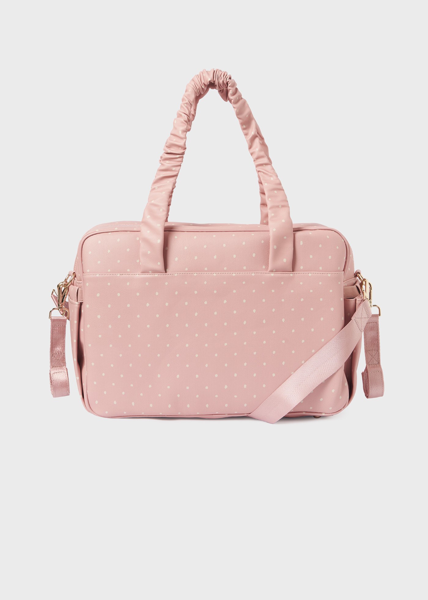 Baby polka dot maternity bag