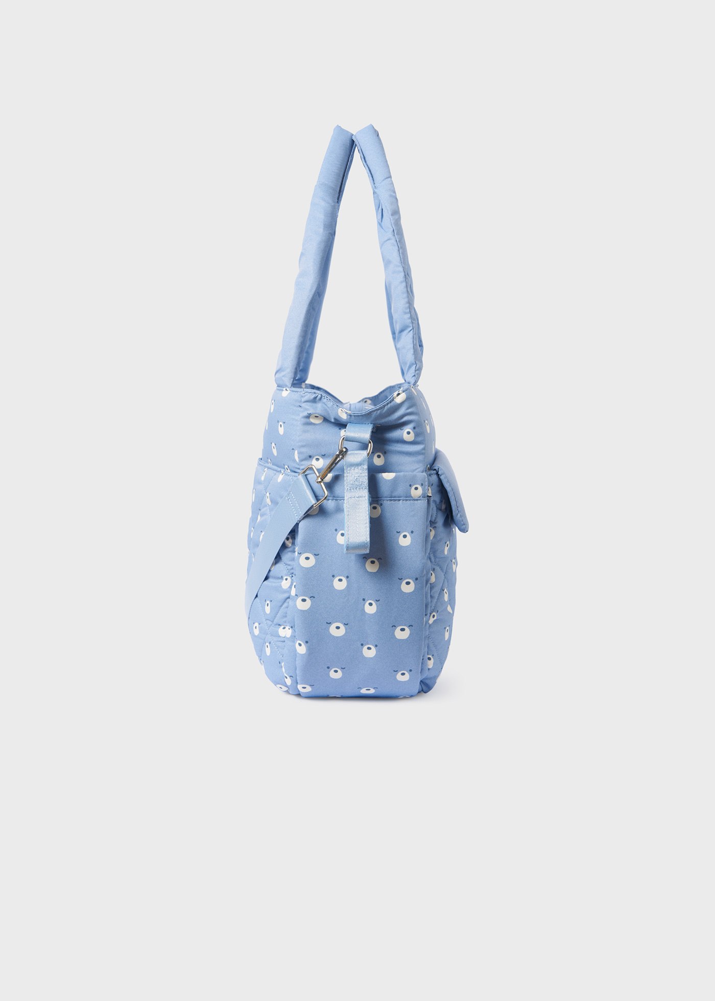 Borsa trapuntata con accessori neonato