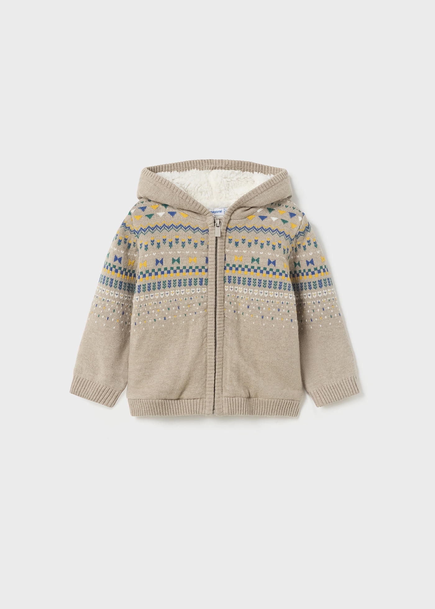 Baby lined tricot cardigan