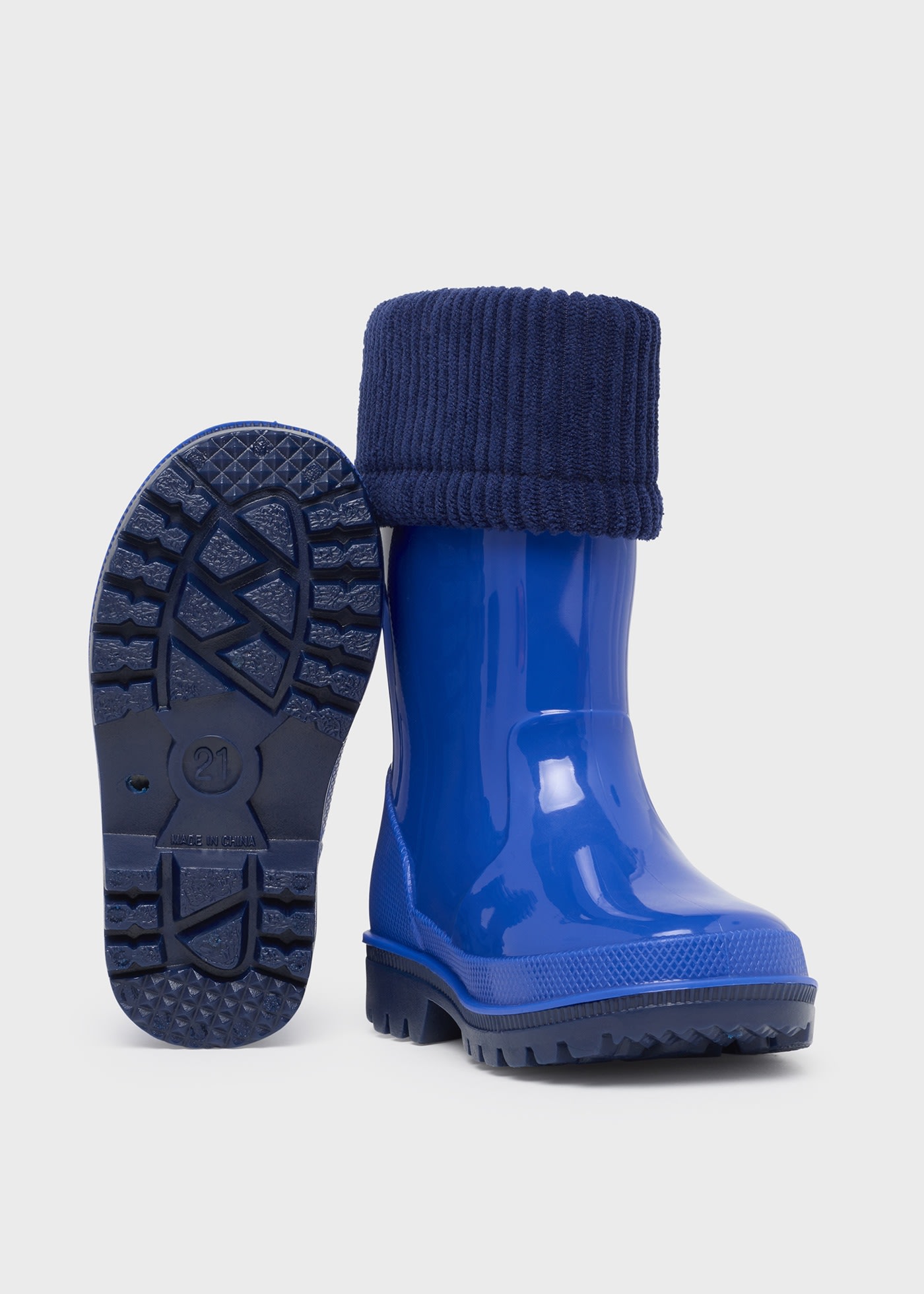 Bottes de pluie a chaussettes amovibles garcon Mayoral