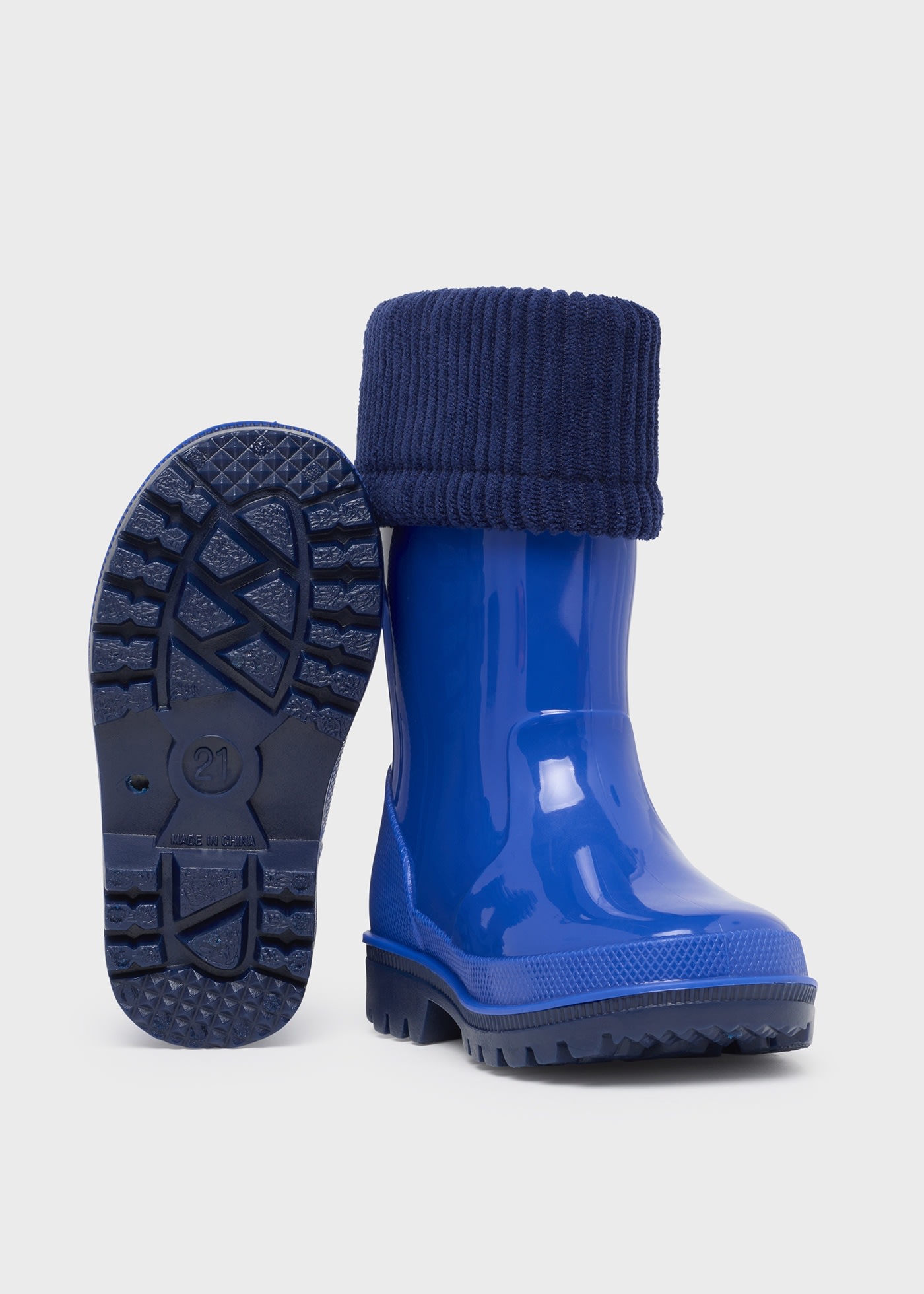Boy wellies with extractable sock