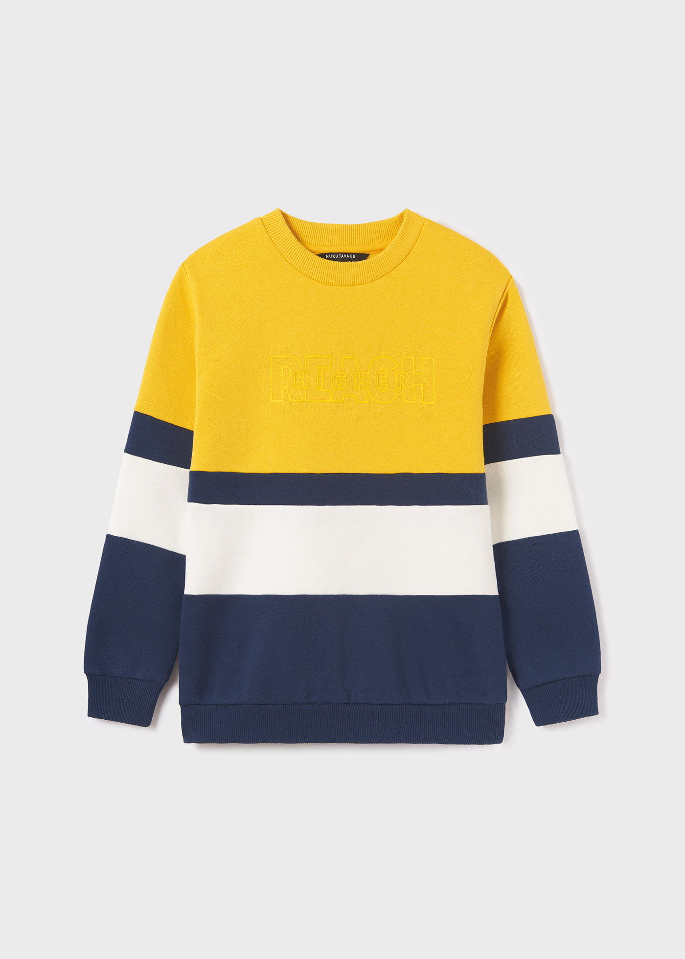 Colorblock crewneck sweatshirt boy