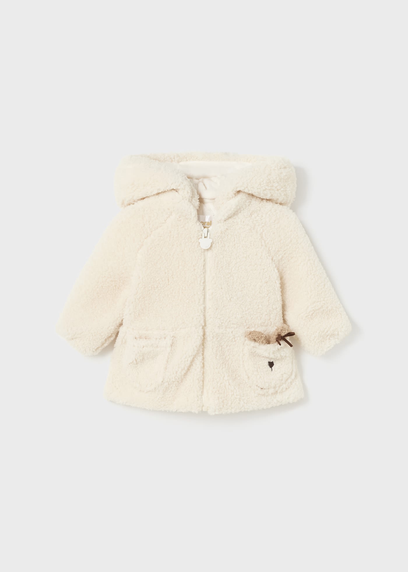 Newborn faux fur jacket