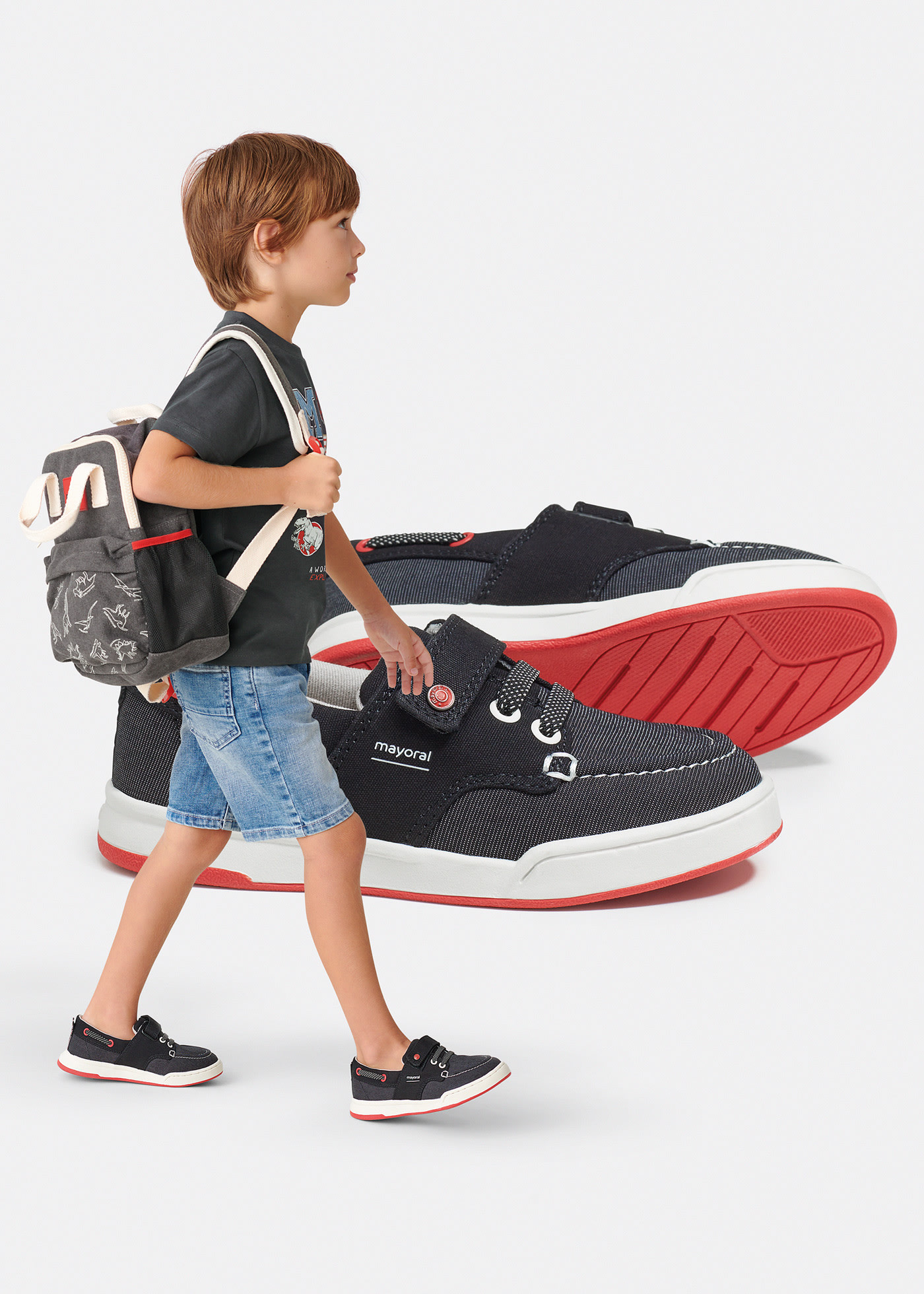 Boat shoes with velcro boy