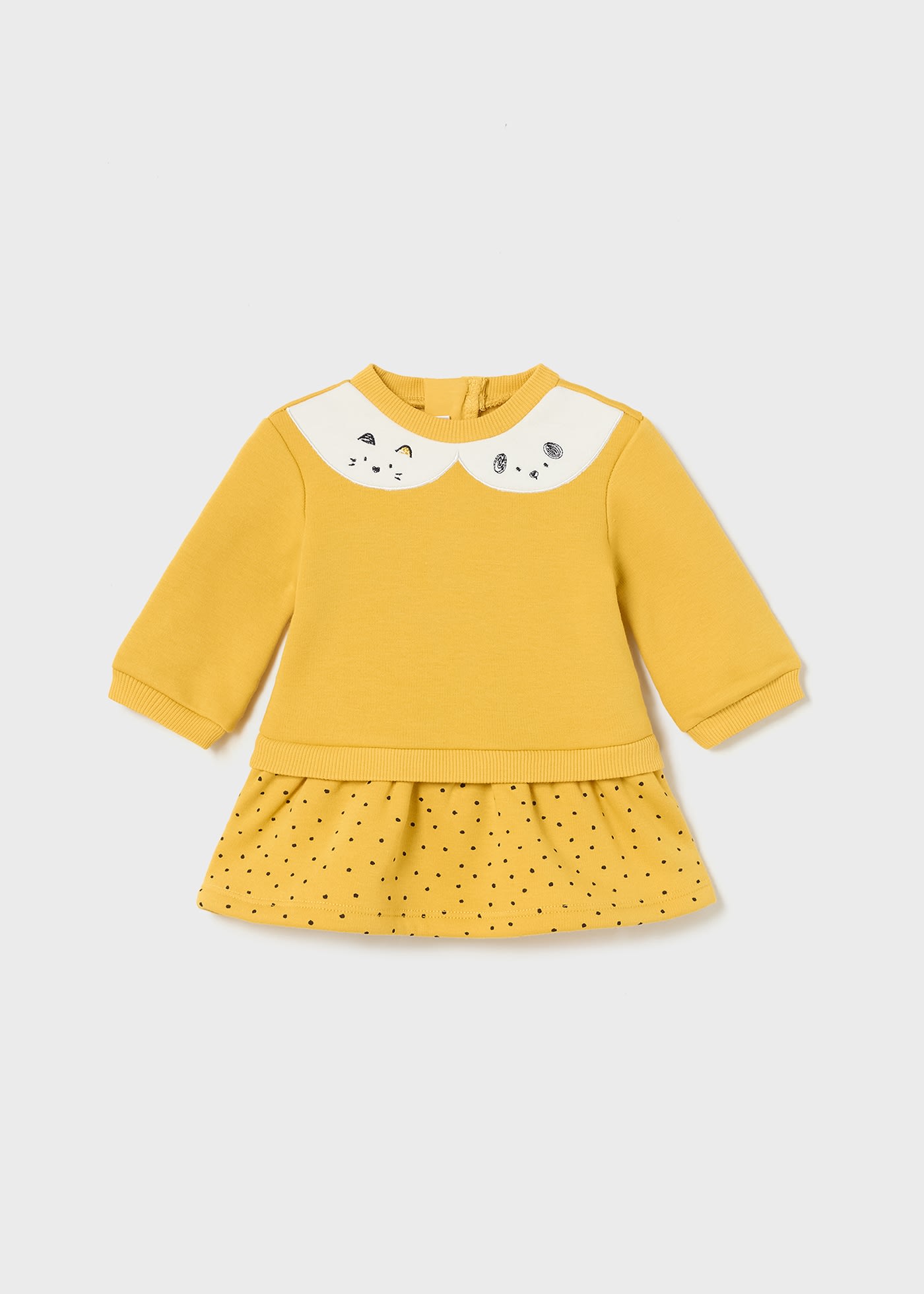 Newborn baby sweatshirt dress Mayoral