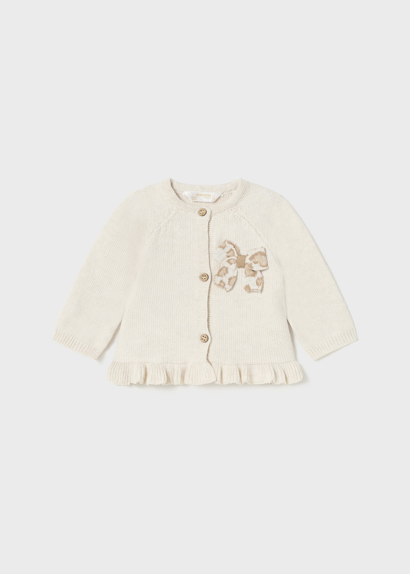 Completo 3 pezzi tricot Better Cotton neonata | Mayoral ®