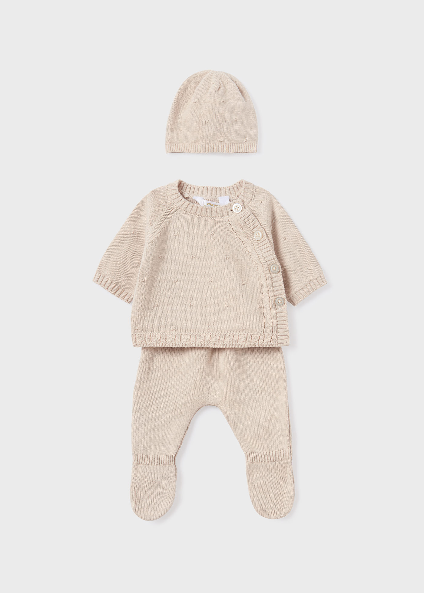 Baby 3 piece tricot set BCI cotton