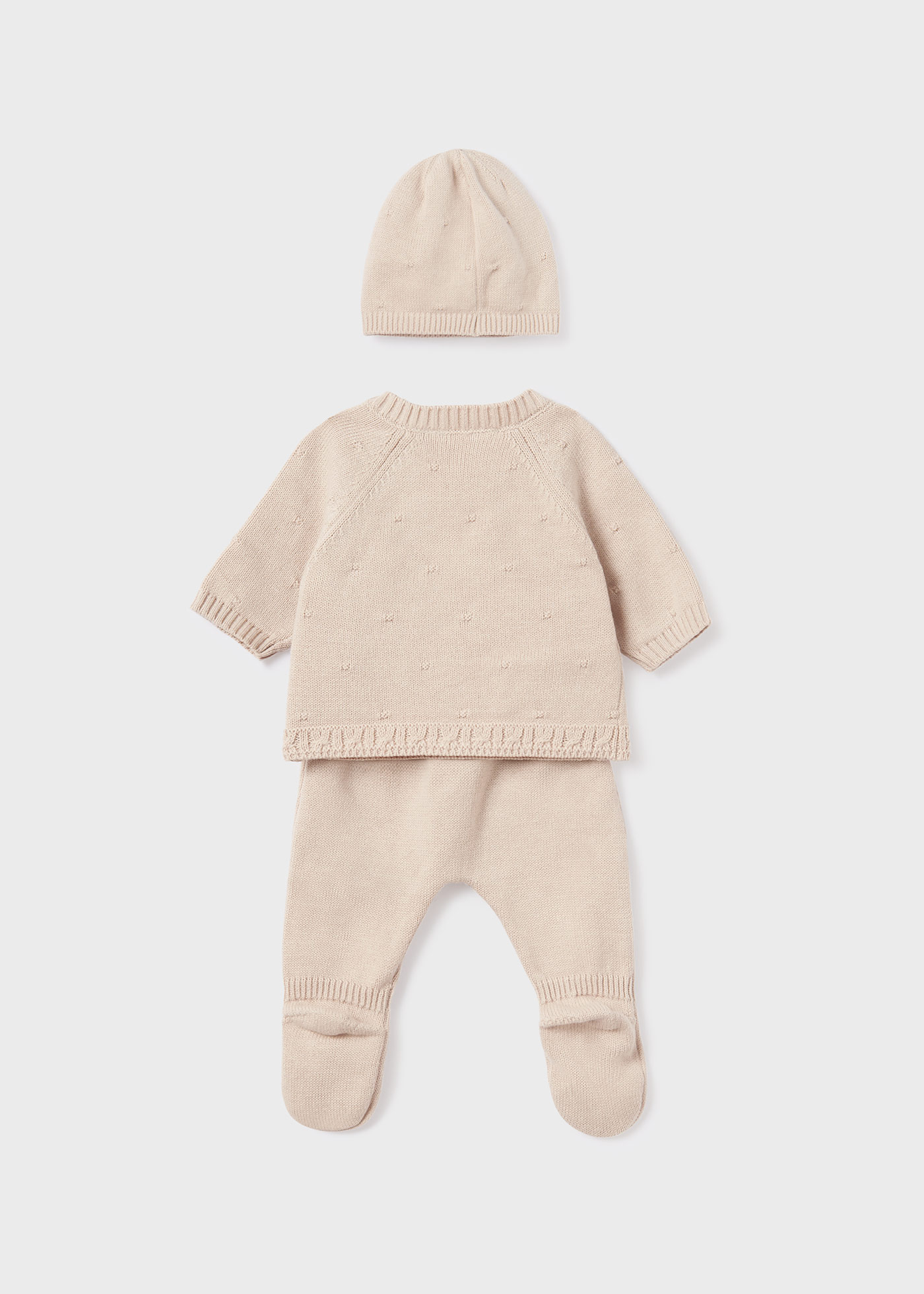 Set 3 pezzi cotone organico neonato