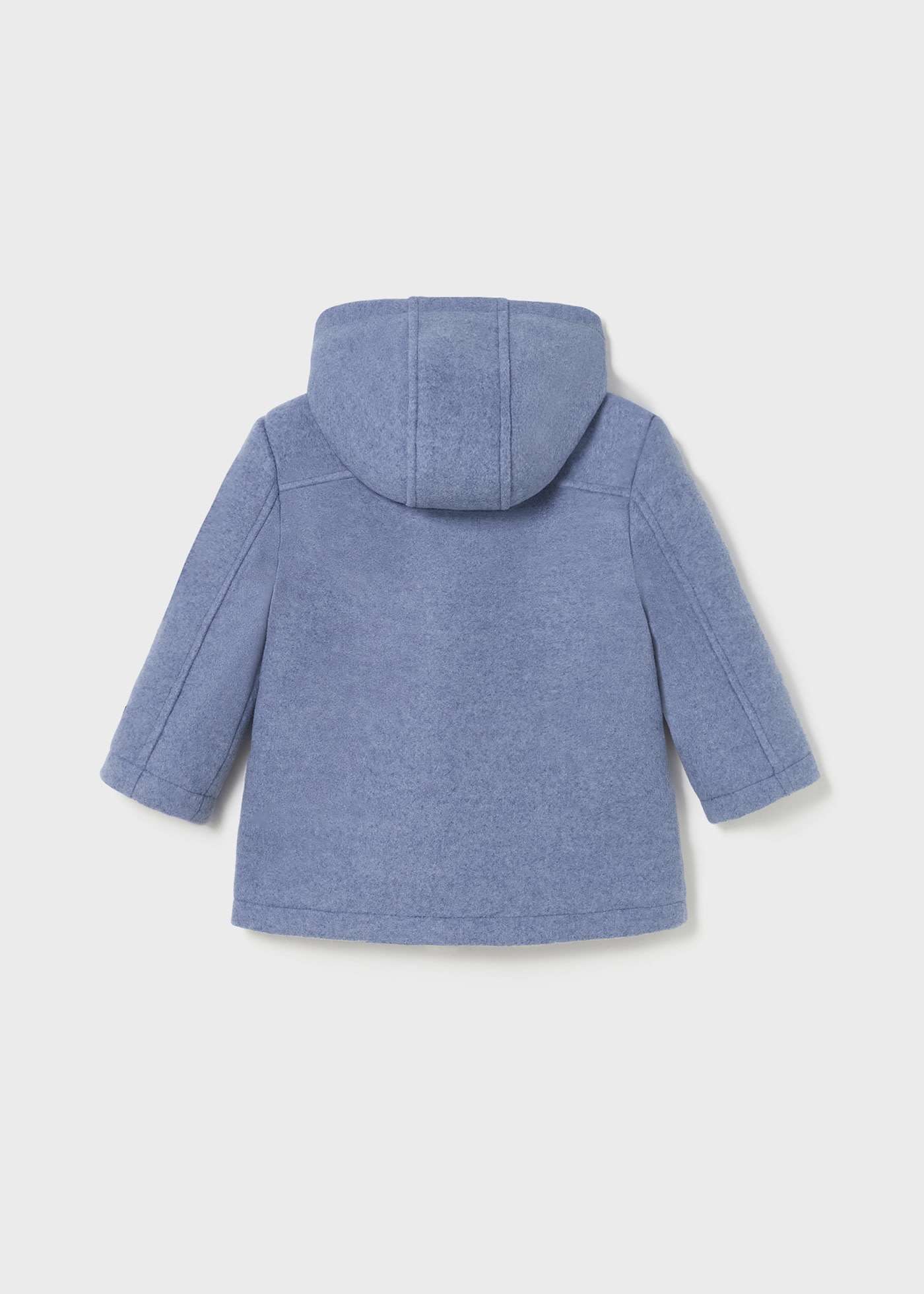 Baby checked duffel coat