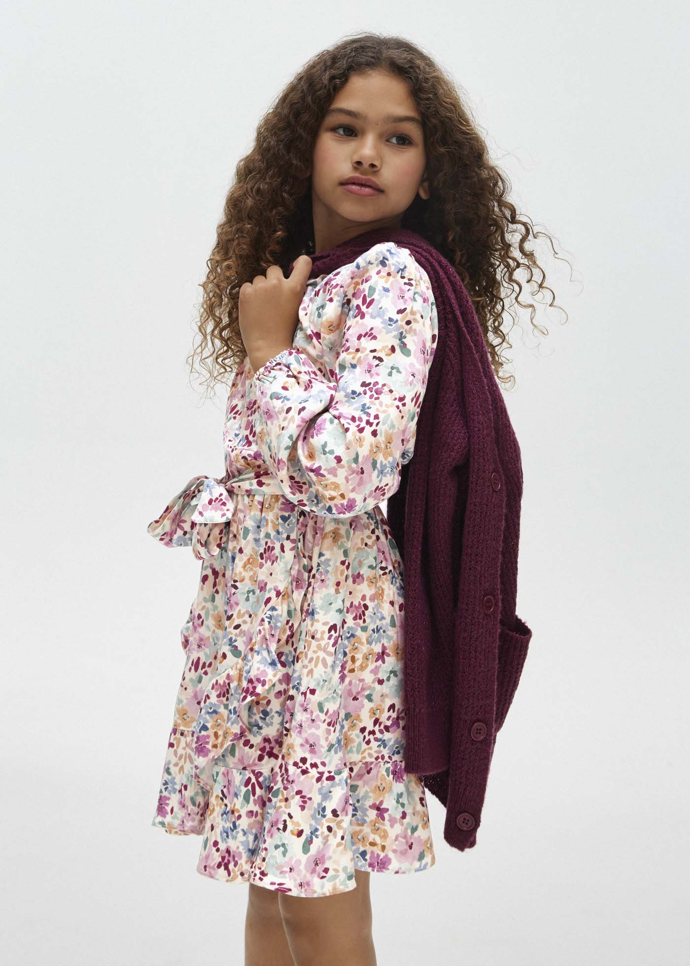 Robe online multicolore fille
