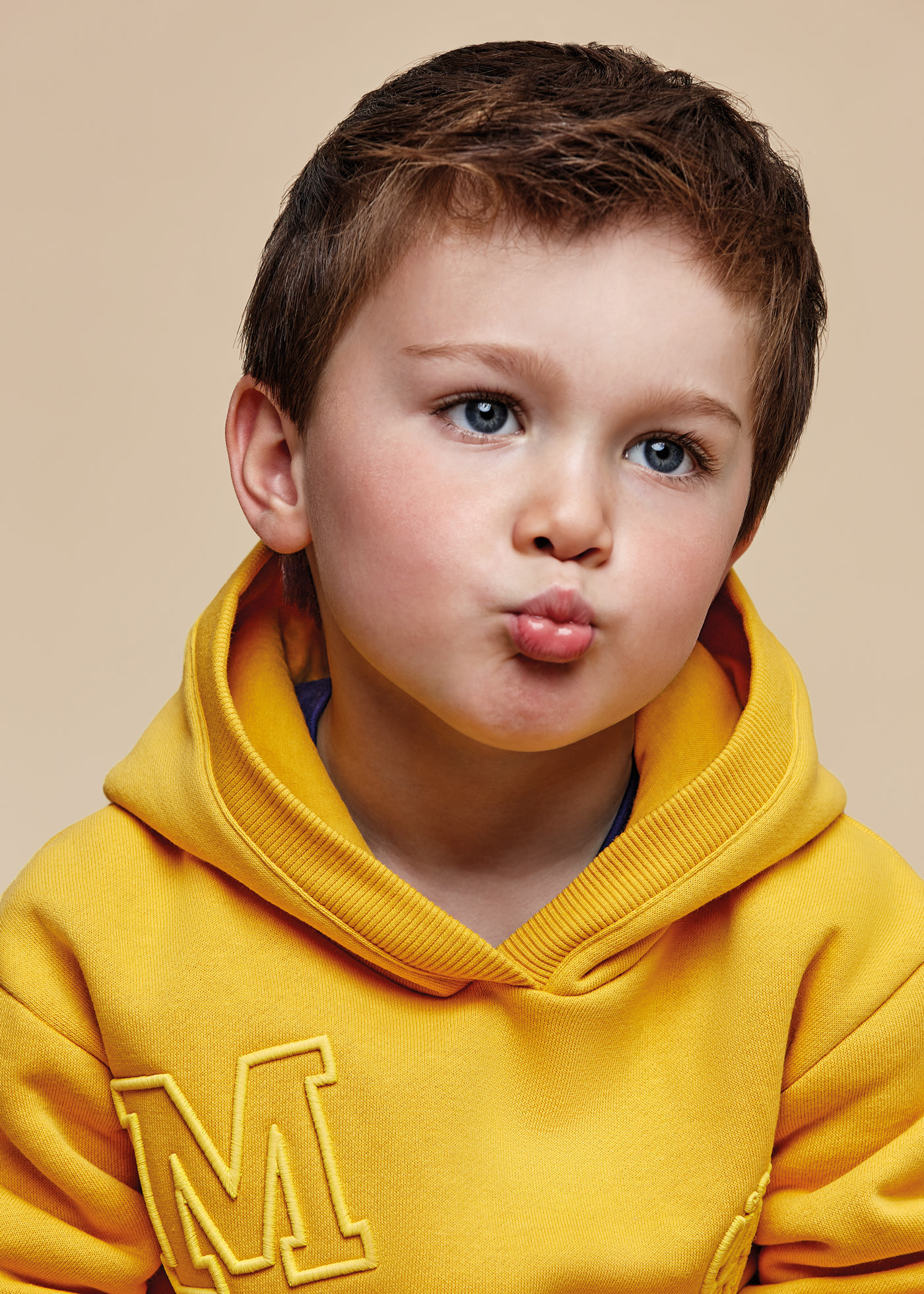 Boy embroidered hoodie