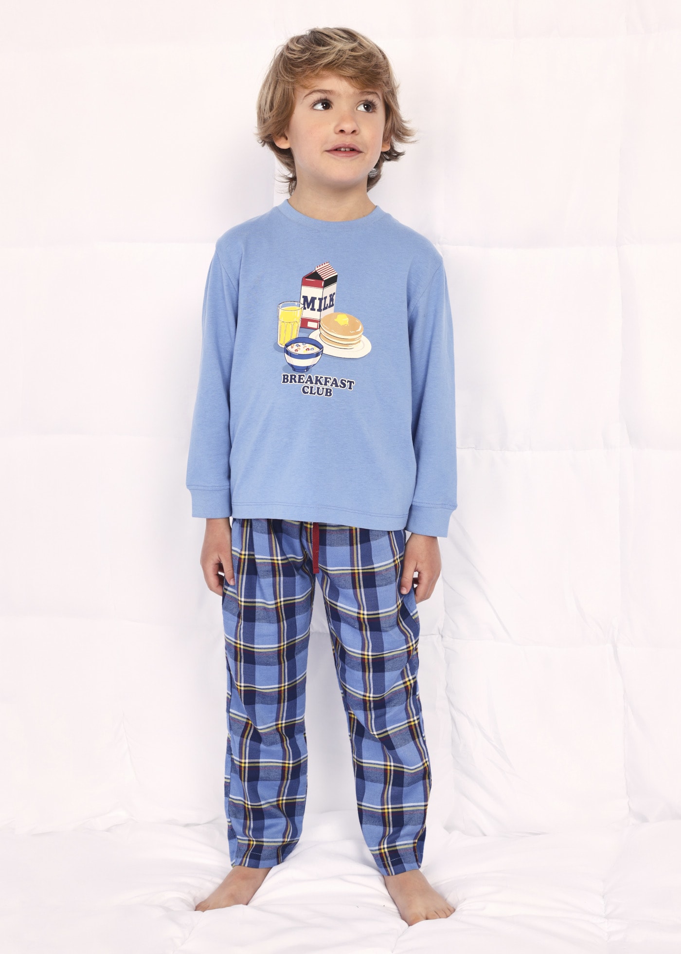 Schlafanzug mit Beutel BCI Baumwolle Jungen