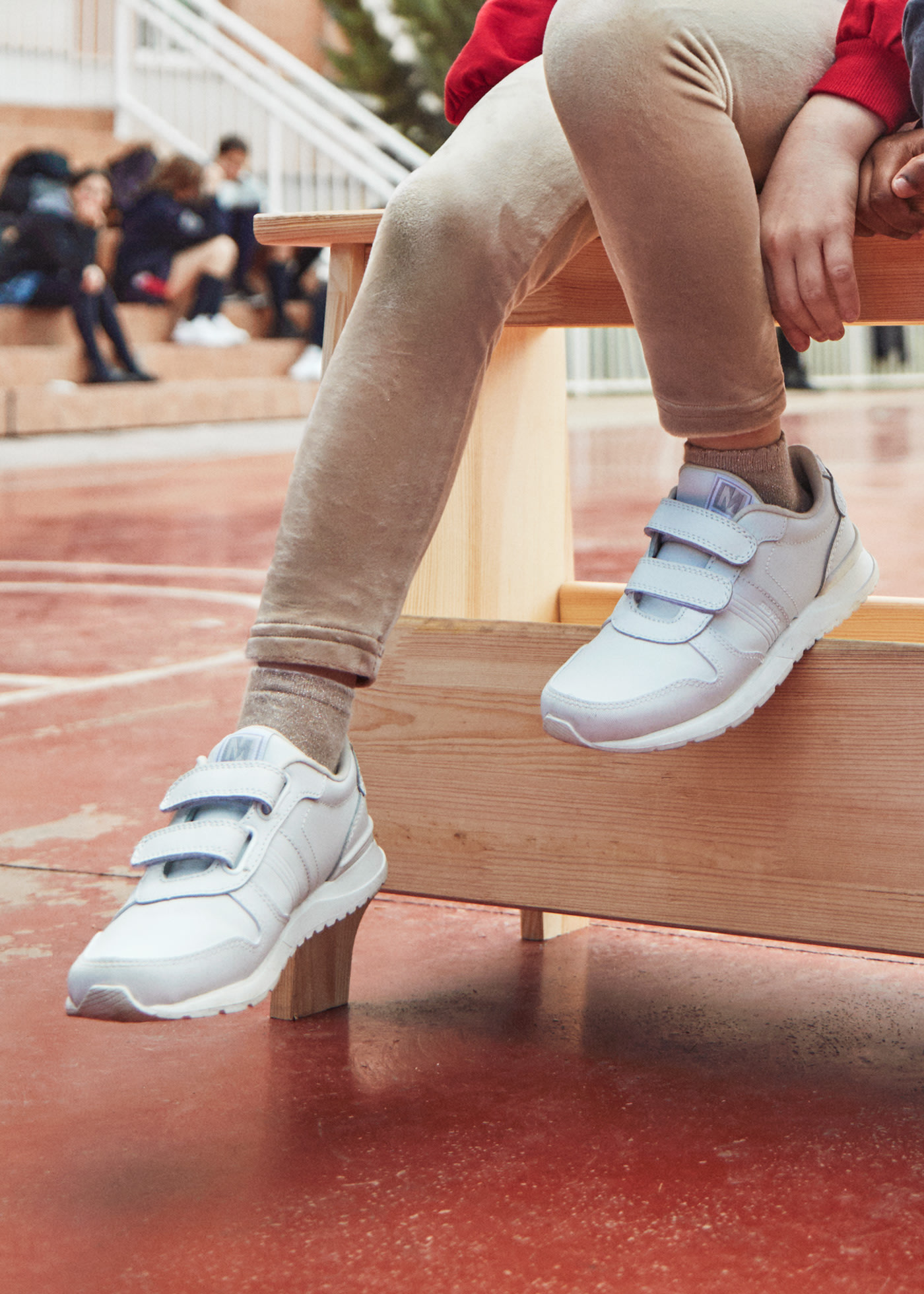 Buty sportowe szkolne ze skóry