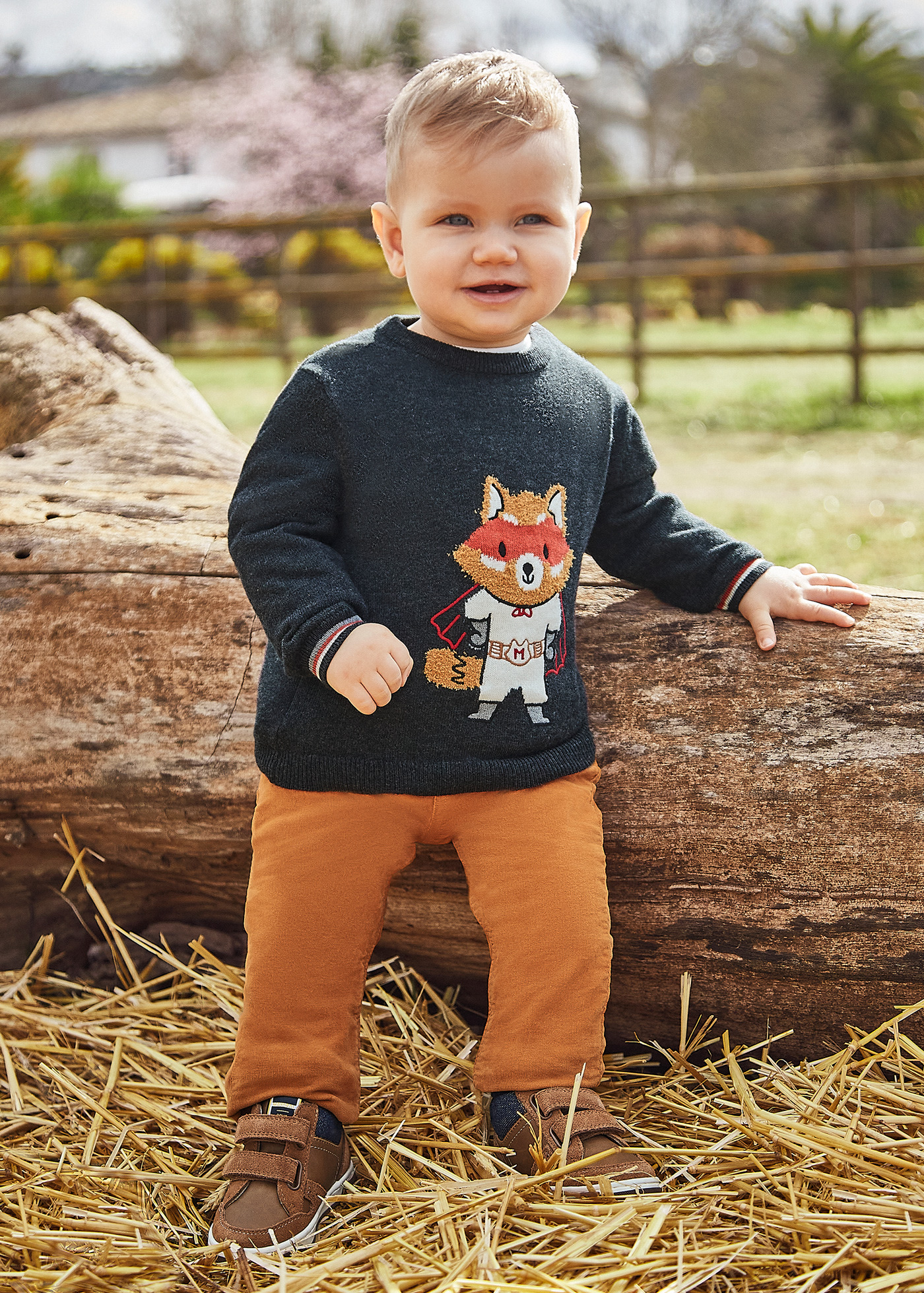 Baby top corduroy trousers