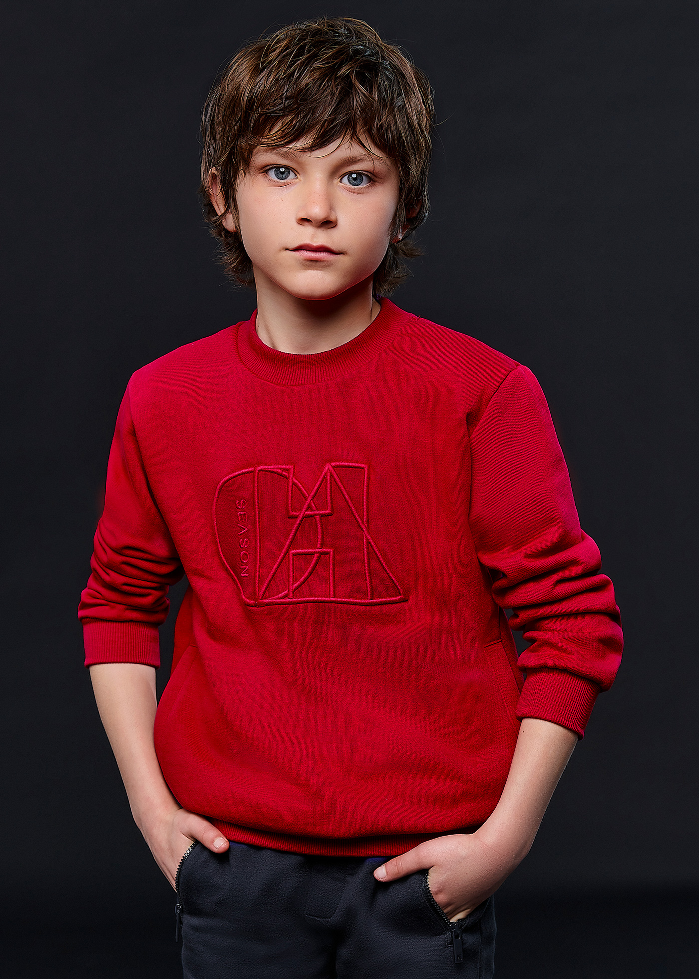 Boy embroidered jumper