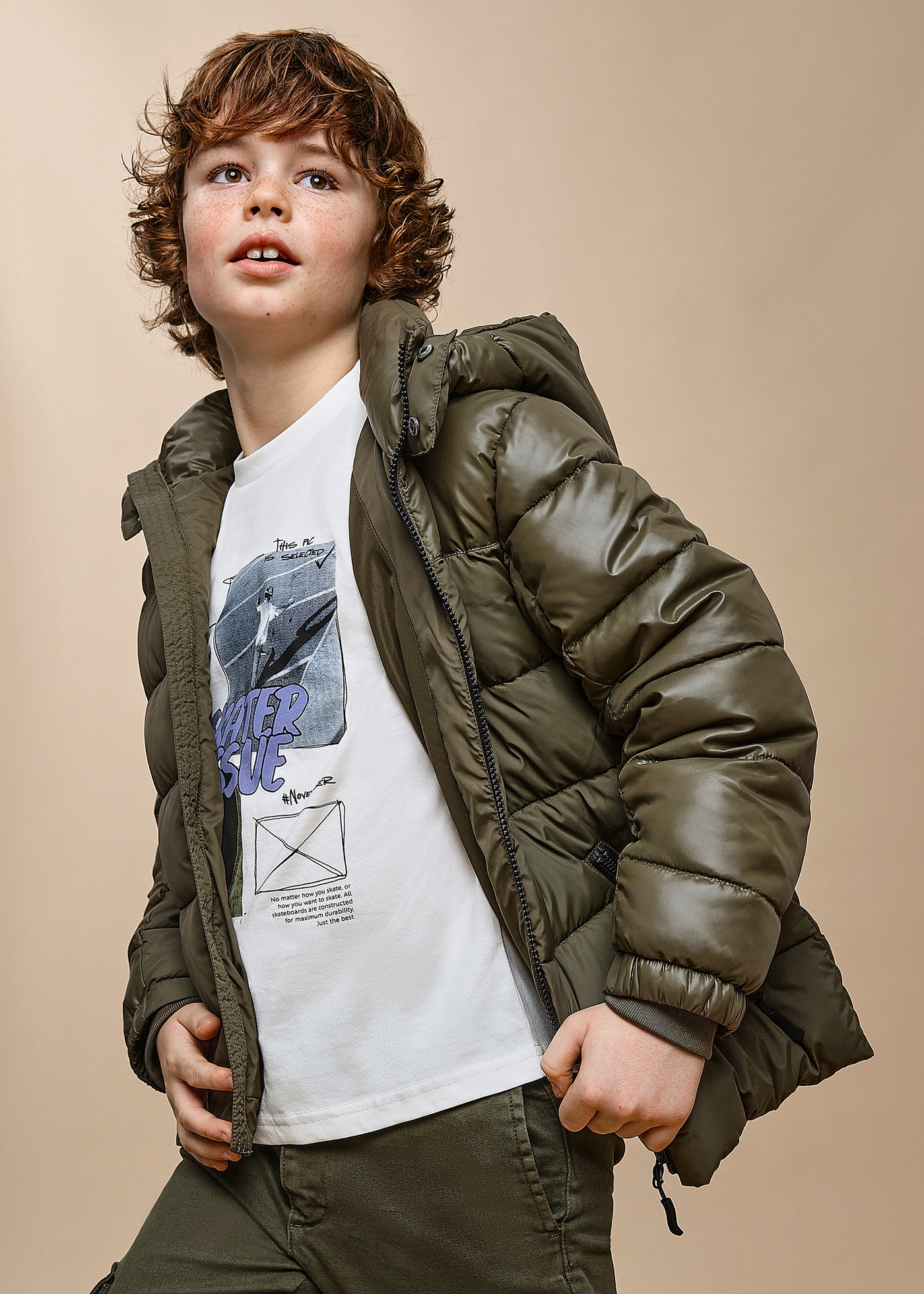 Boy combined jacket