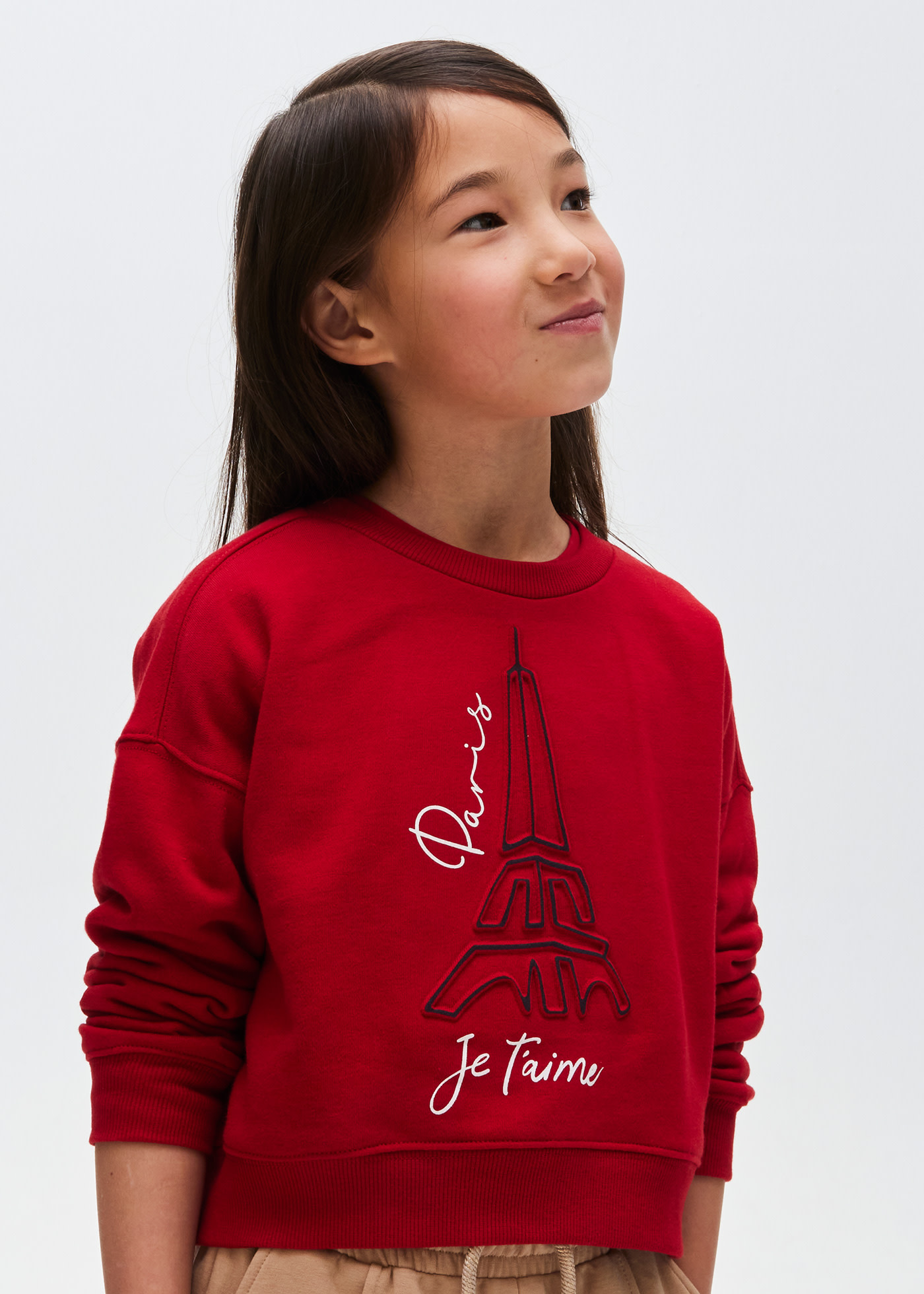 Sweat best sale rouge fille