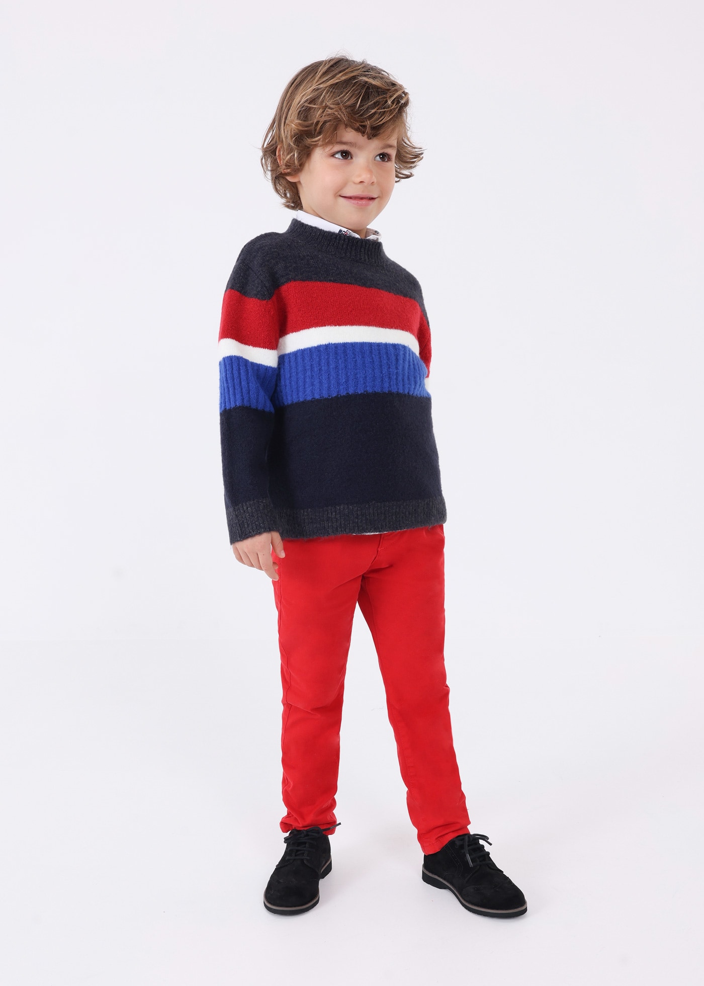 Suéter bloques color niño