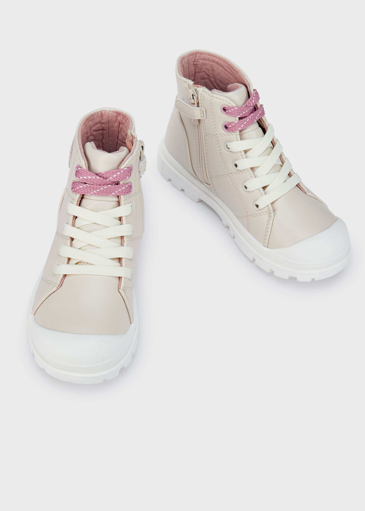 Track sole high-top sneakers boy