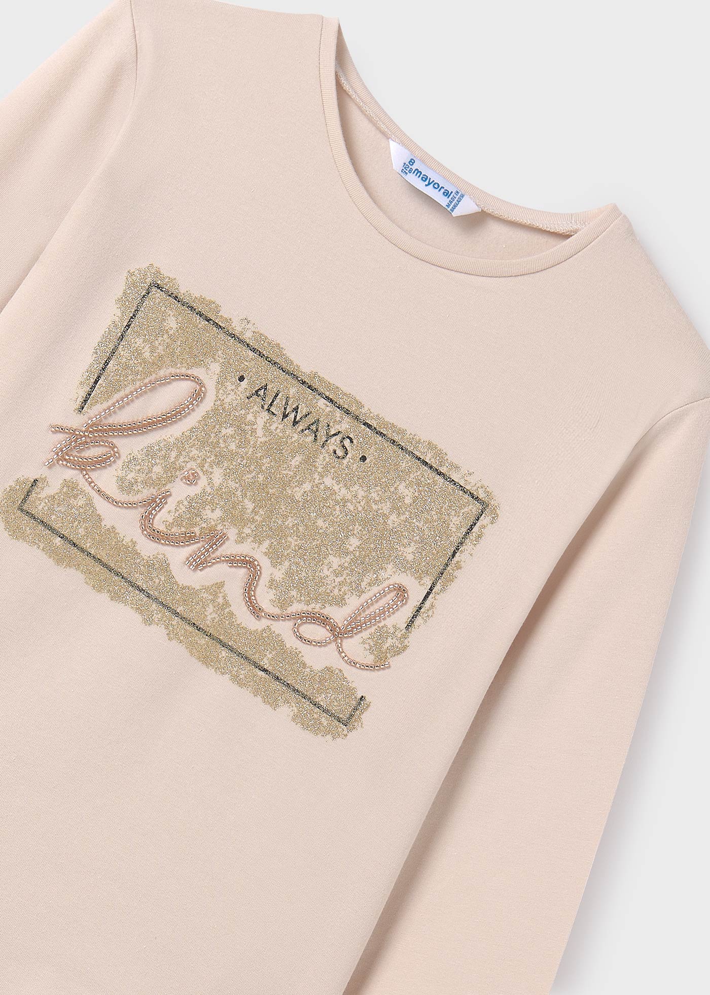 Mayoral Chickpea Embroidered Blouse - Ruffle Me This