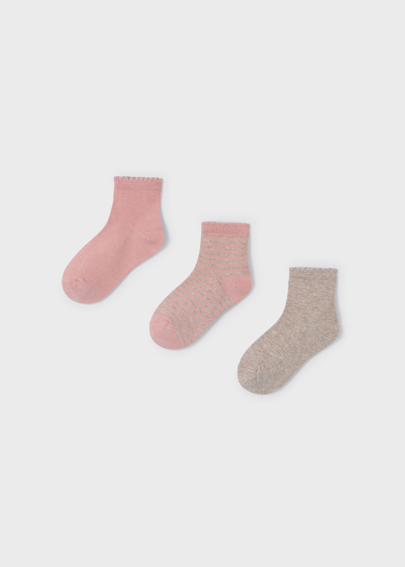 5 pares de calcetines altos para niña de algodón atados talla M (1-3 años)  JM