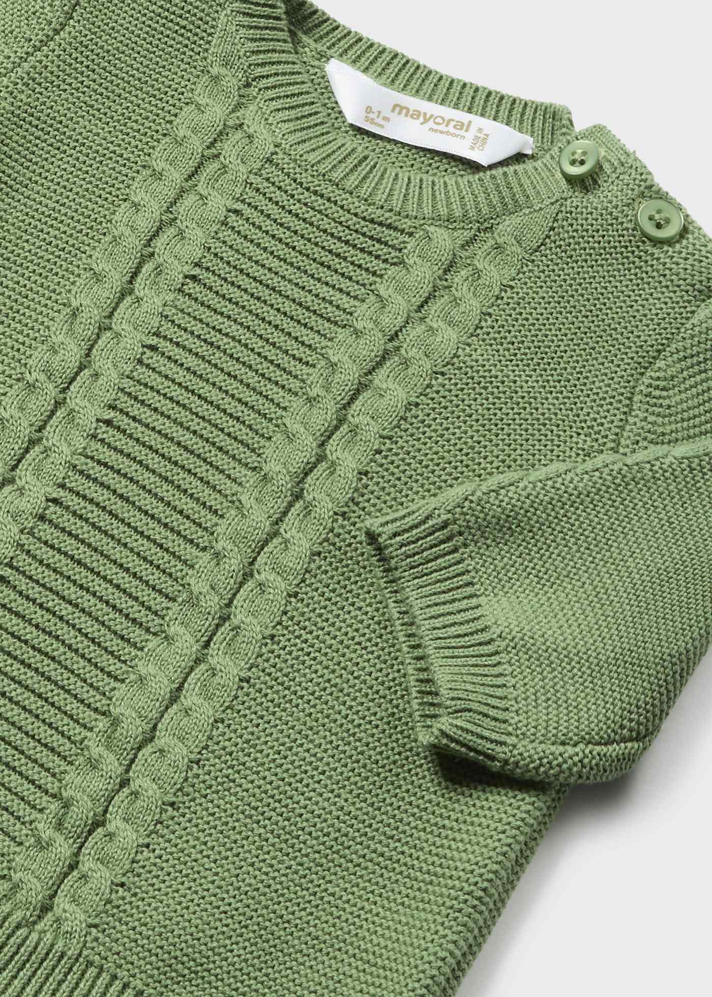 Completo 3 pezzi tricot Better Cotton neonato | Mayoral ®