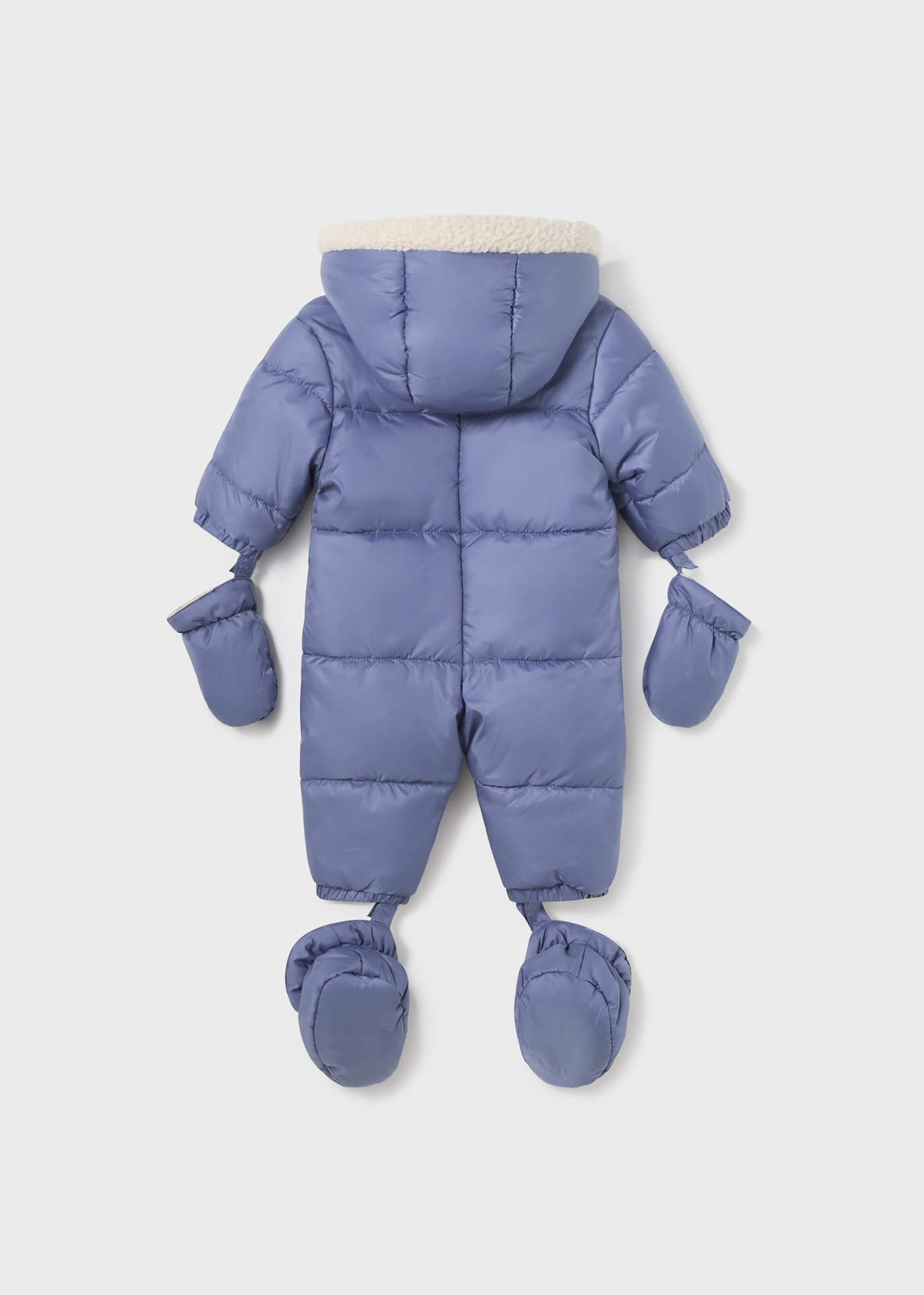 Newborn padded snowsuit