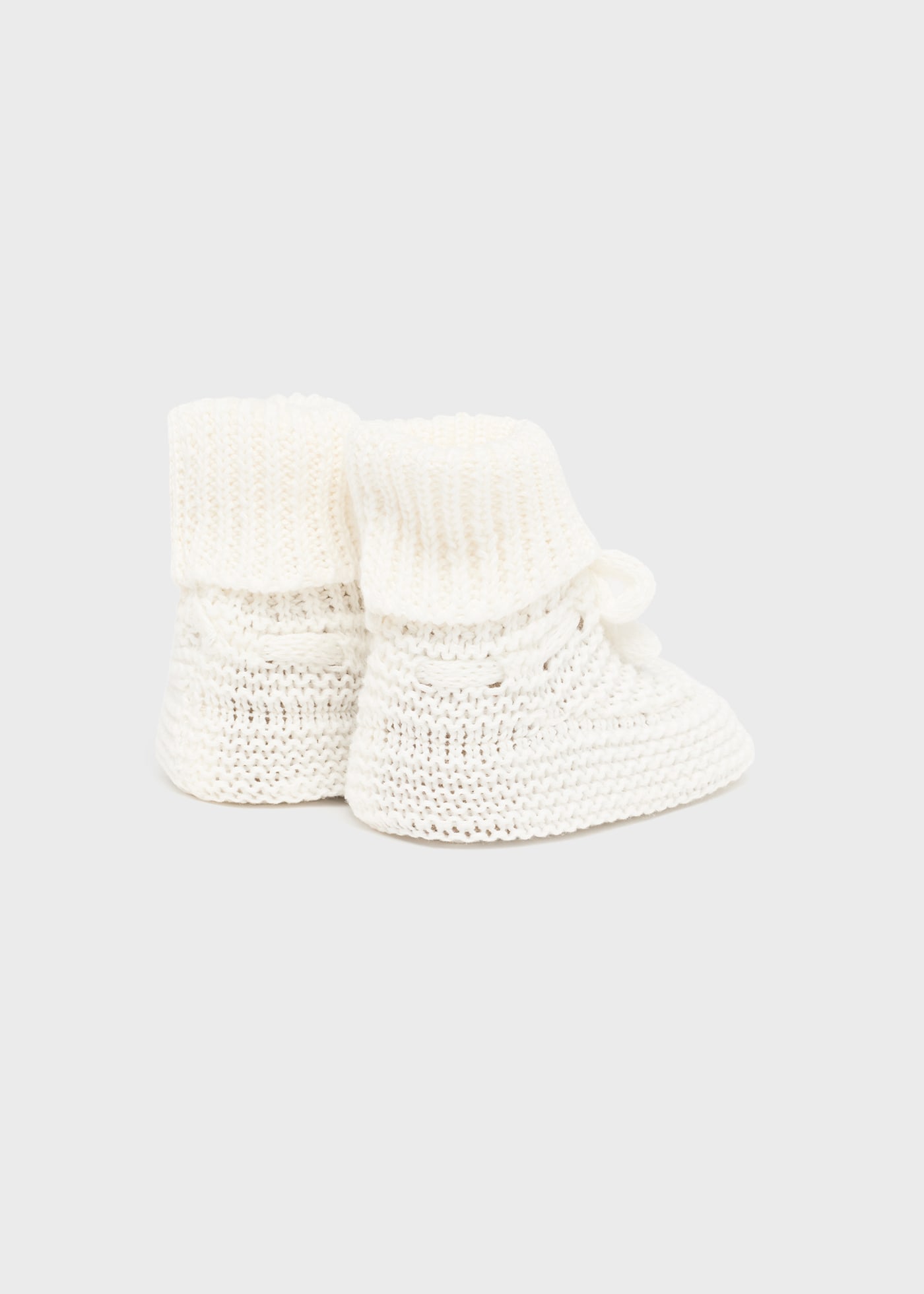 Newborn tricot booties Better Cotton