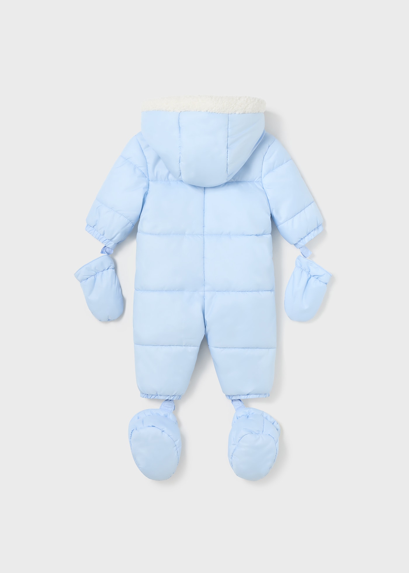 Newborn padded snowsuit