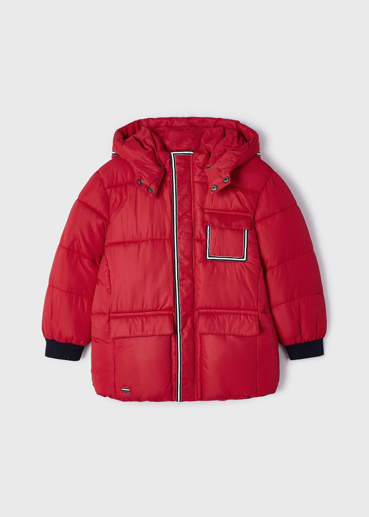 Puffer jacket colored details boy Mayoral