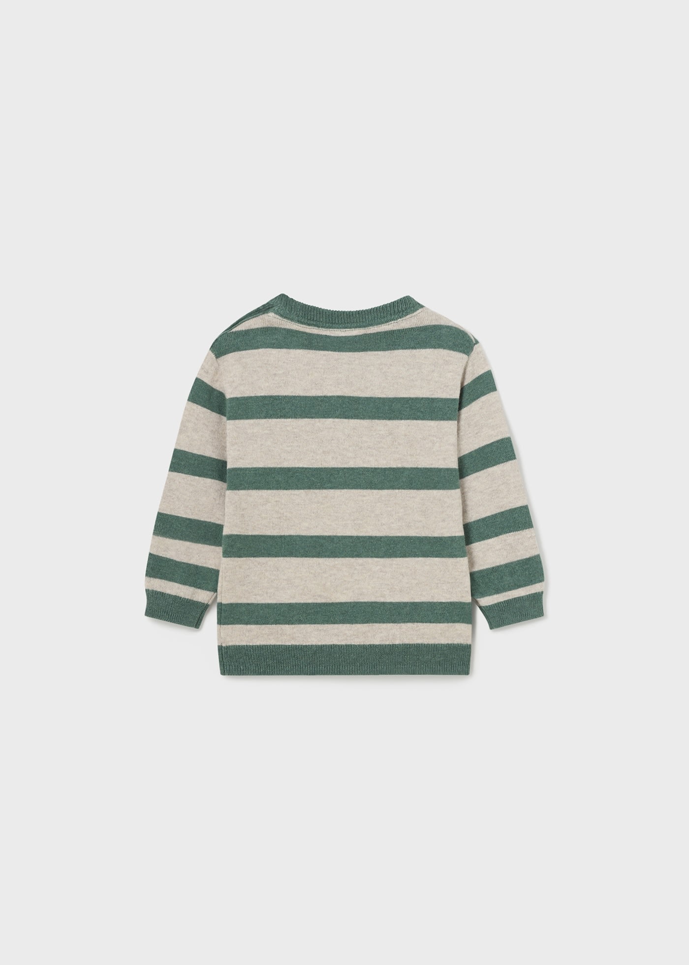 Baby intarsia striped sweater