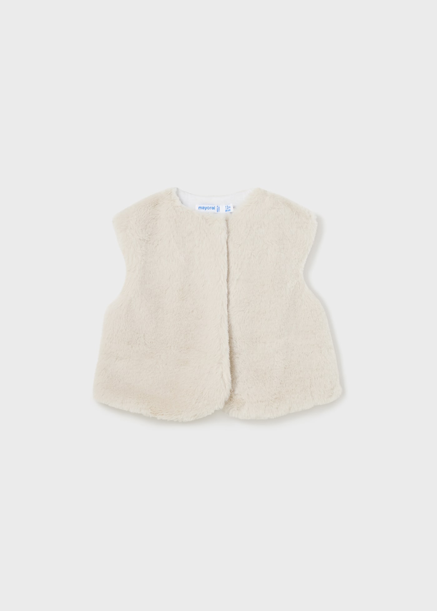 Baby white hot sale fur vest