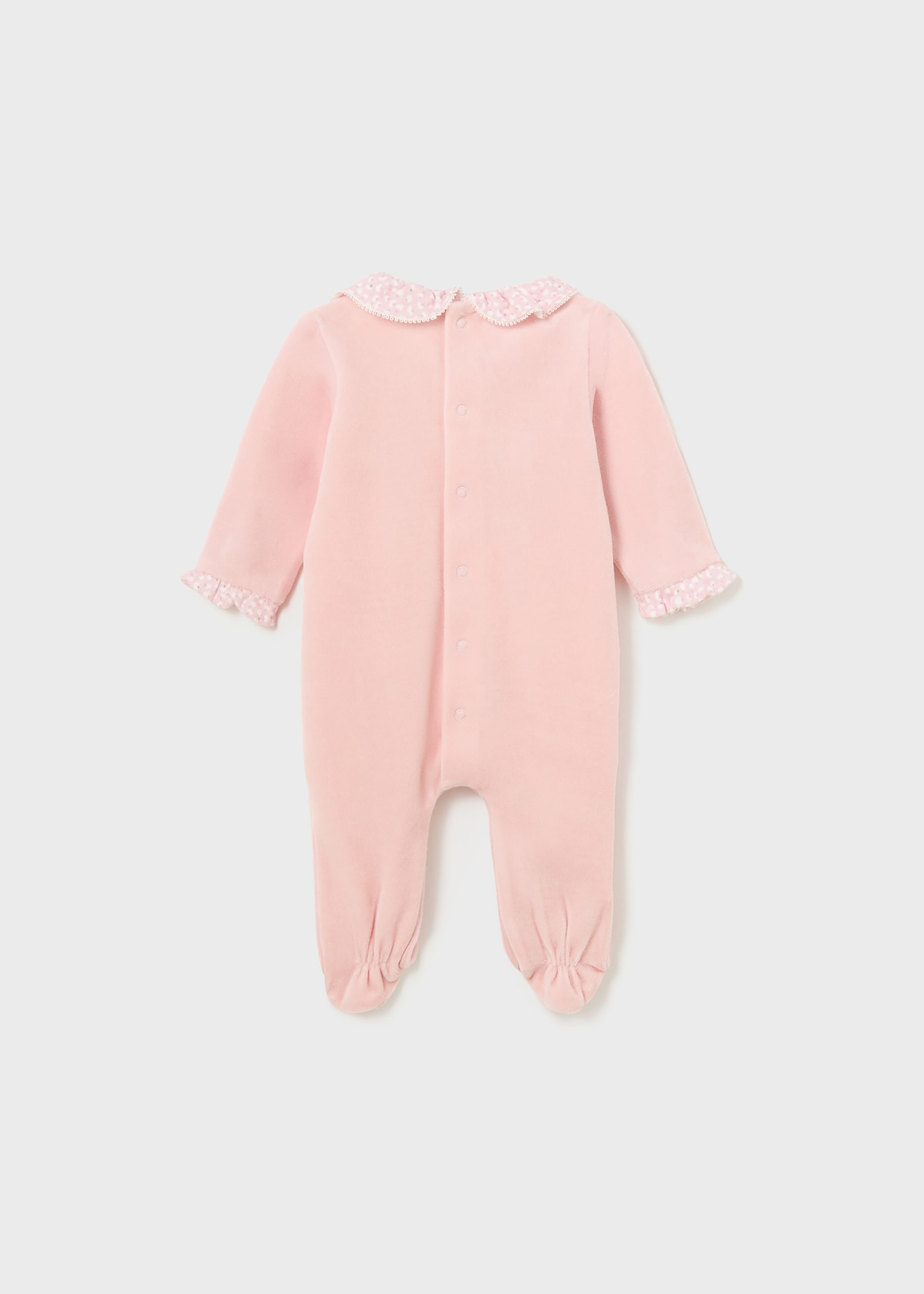 Velour 2024 baby sleepsuits