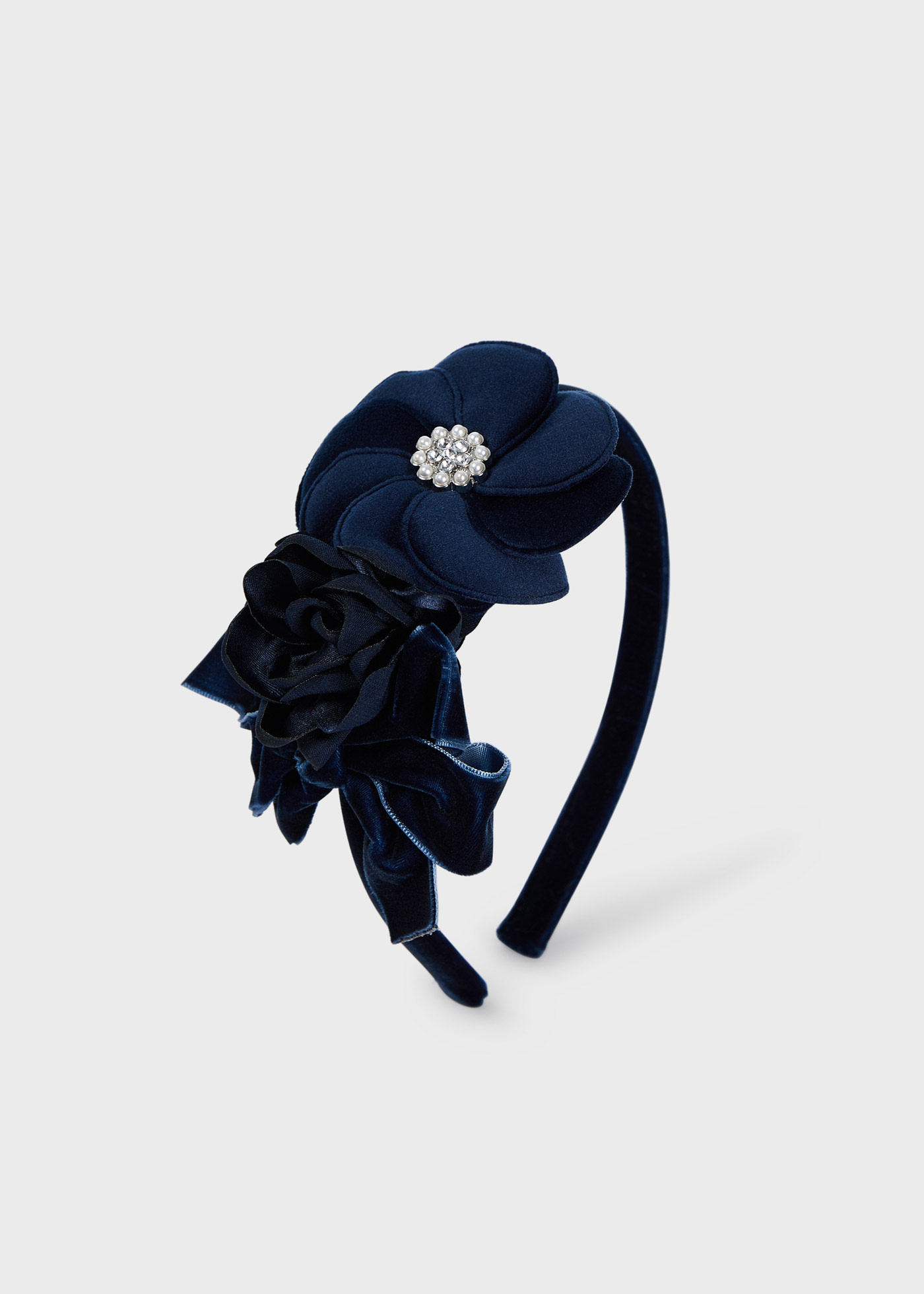 Girl velvet flower headband