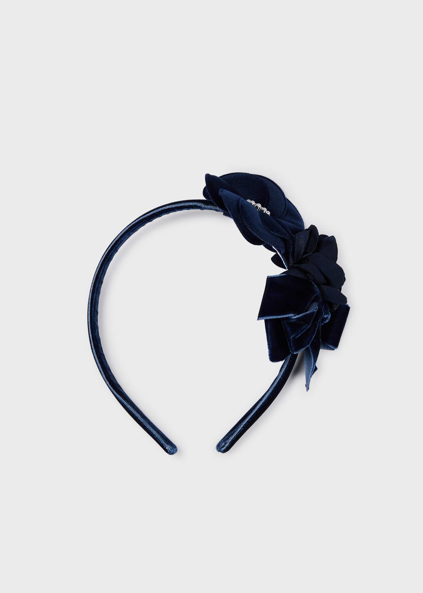 Girl velvet flower headband