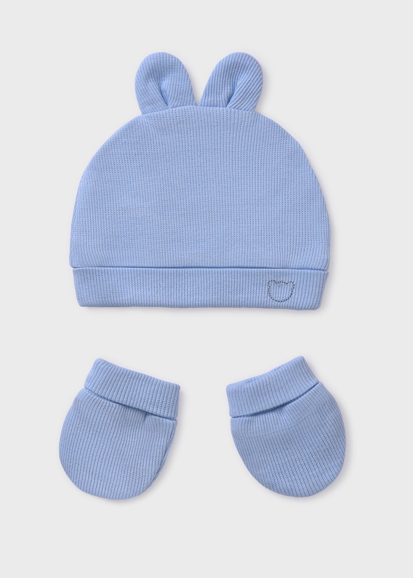 Conjunto de gorro e luvas Better Cotton bebé