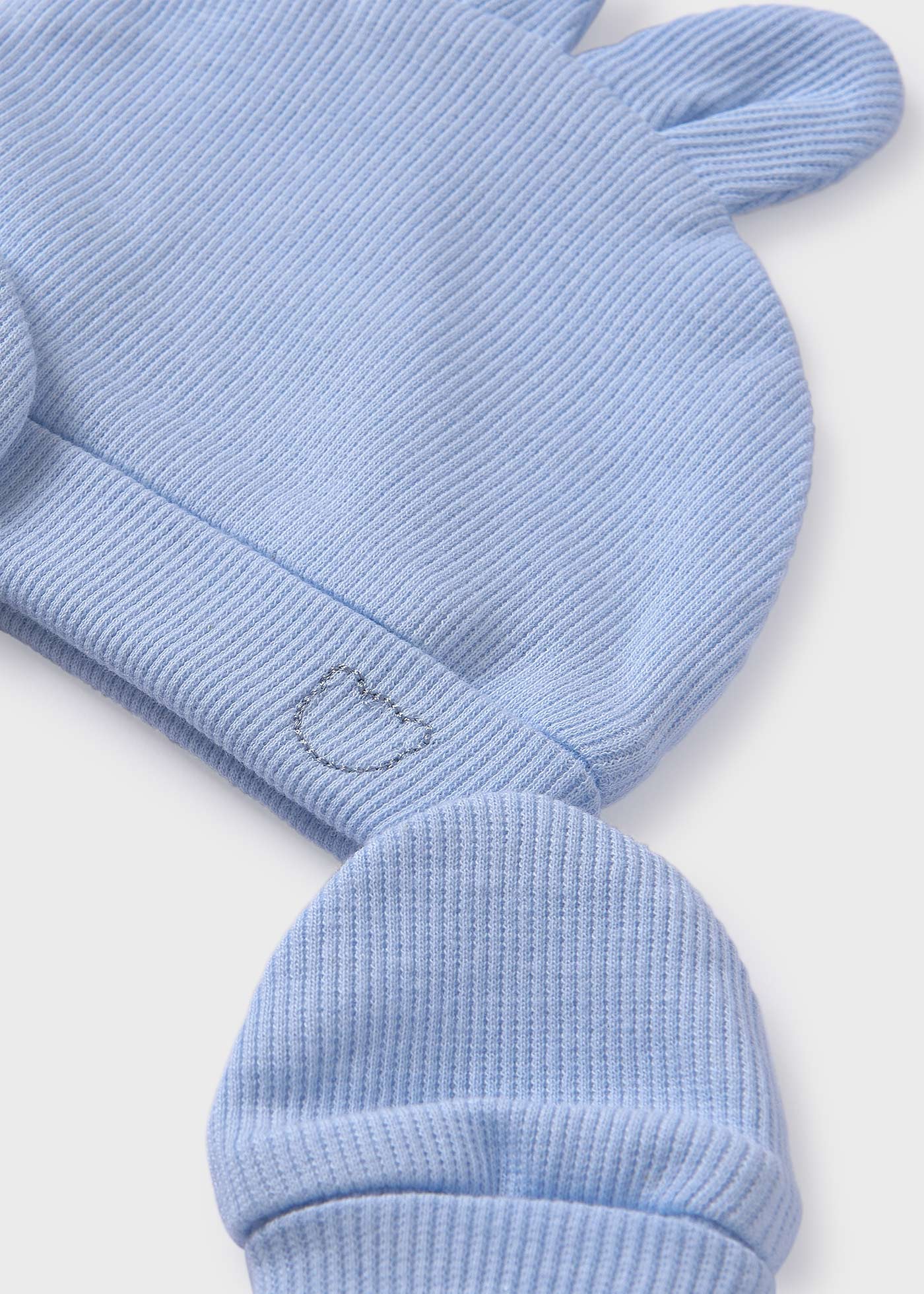 Completo cappello manopole Better Cotton neonato