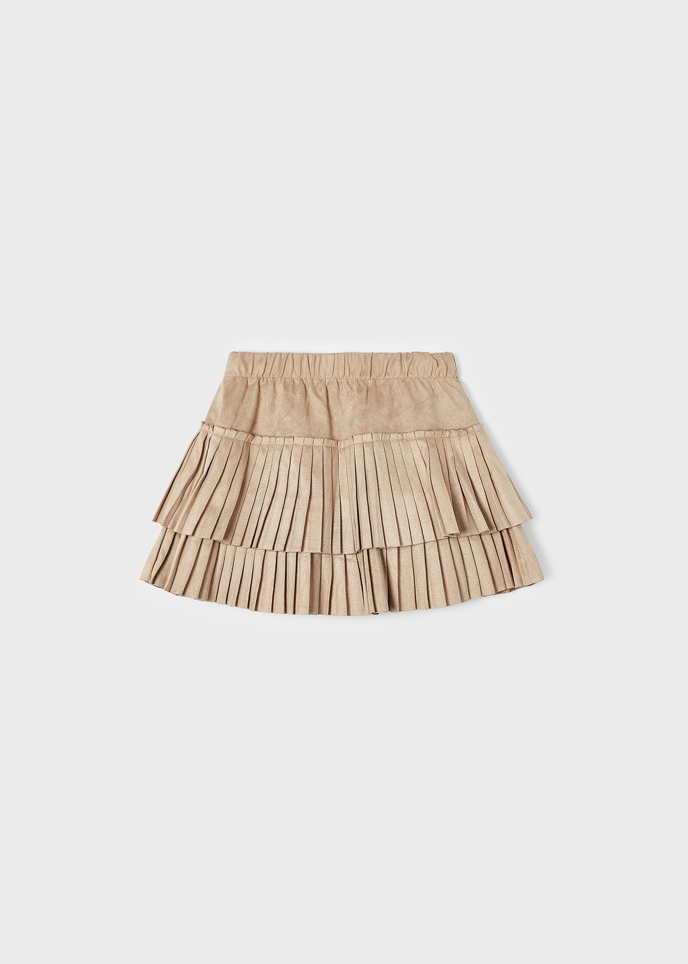 Faux suede pleated skirt girl | Mayoral